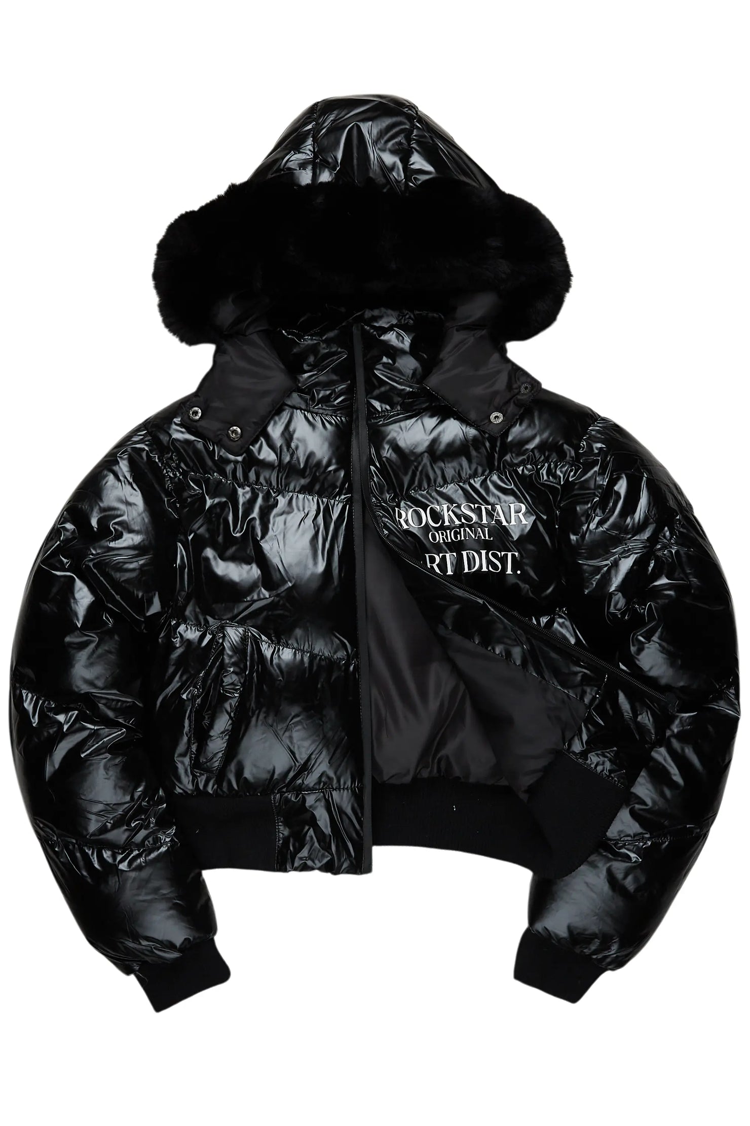 Destina Black Puffer Jacket