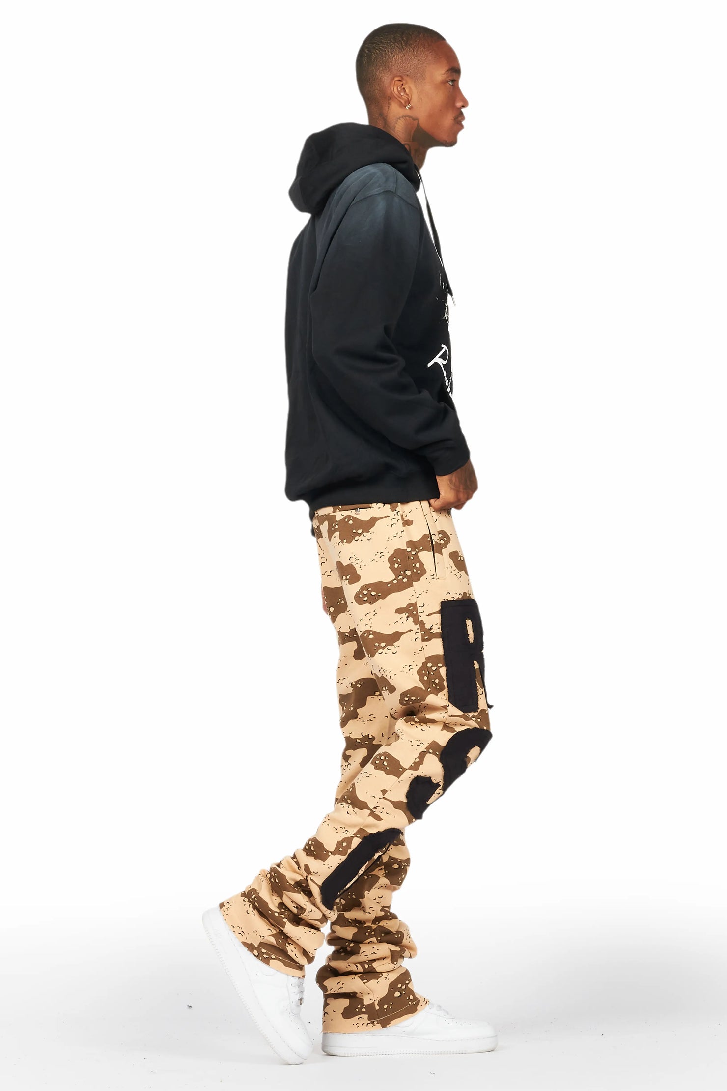 Bansi Desert Camo Super Stacked Trackpant