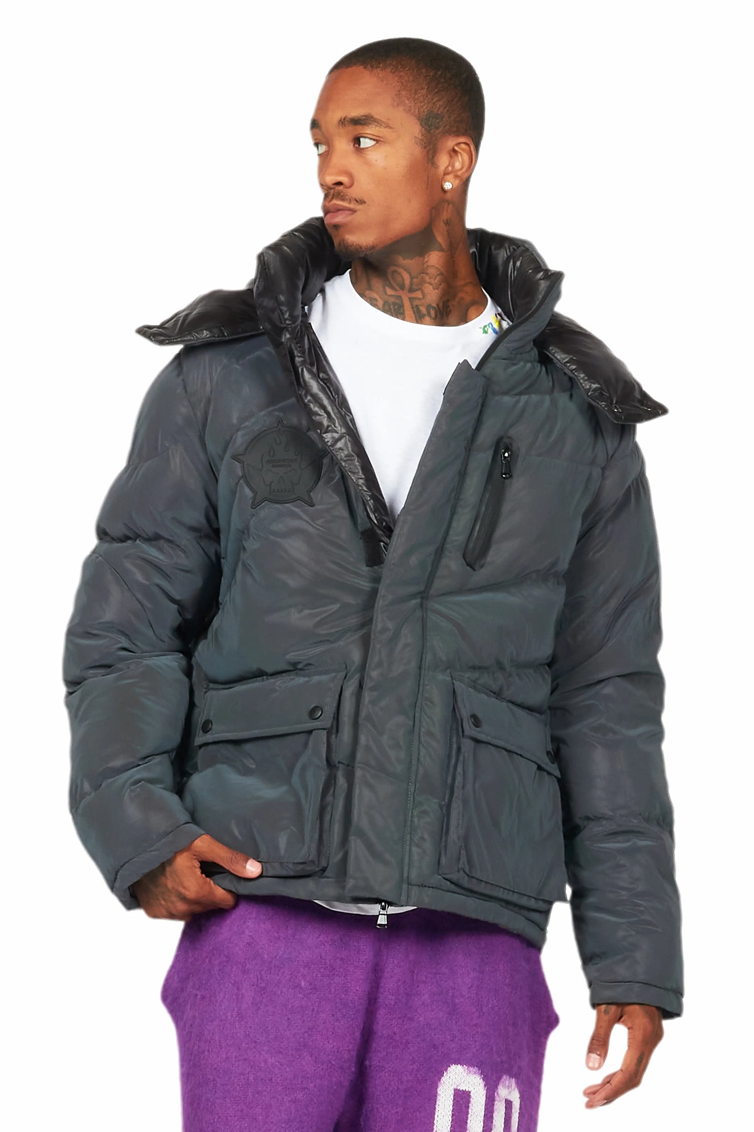 Shuto Reflective Puffer Jacket