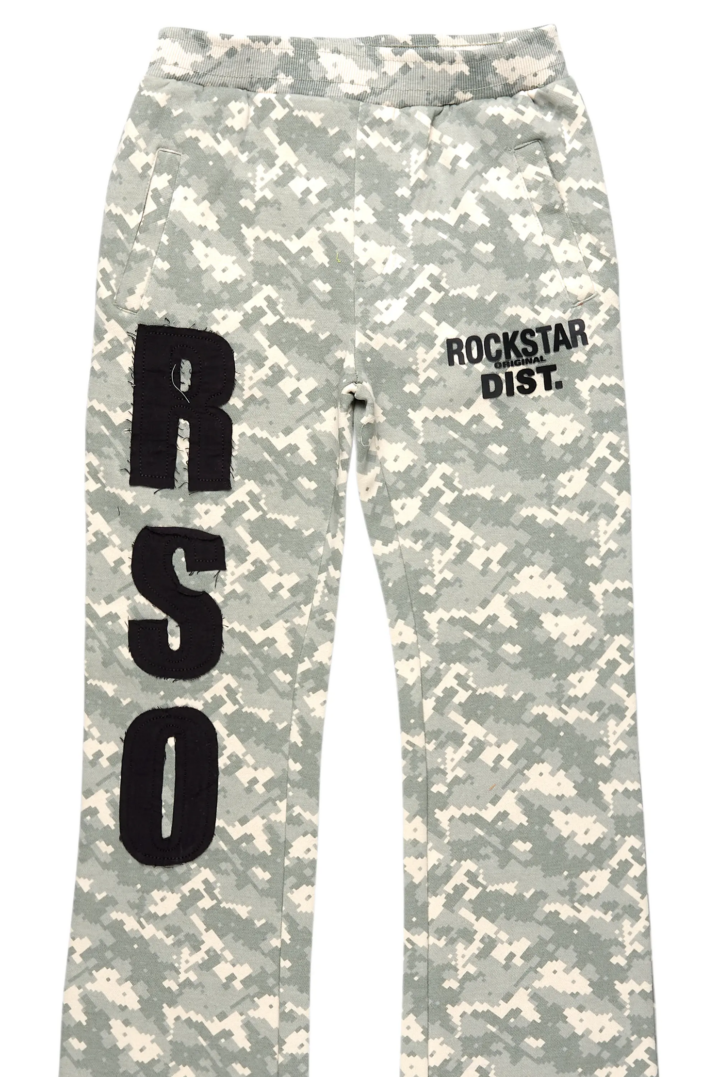 Boys Alpine Digital Camo Stacked Trackpant