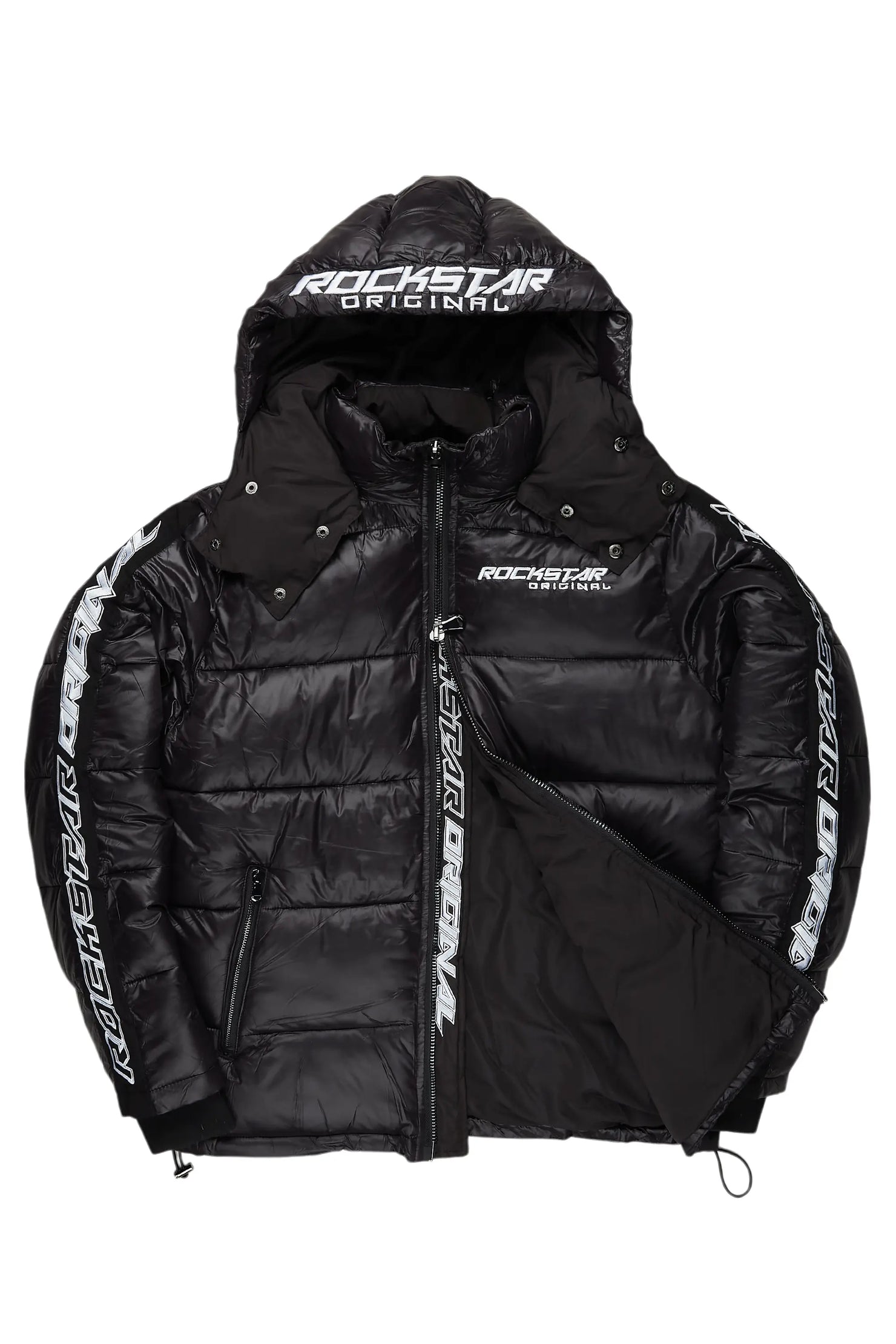 Alasia Jet Black Puffer Jacket