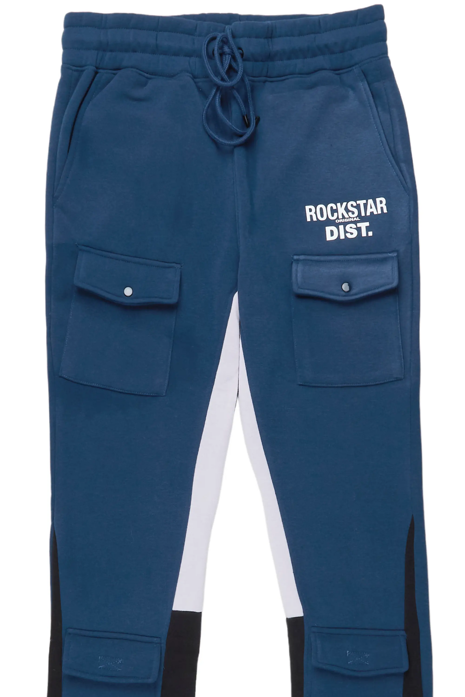 Miracle Blue PU Cargo Super Stacked Pant– Rockstar Original