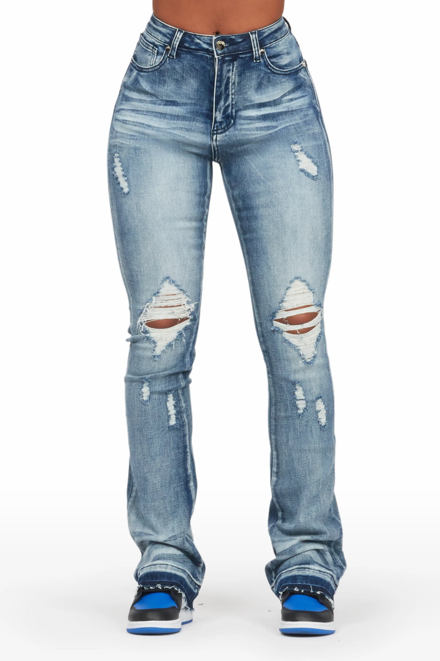 Extra High-Waisted Rockstar Flare Jeans