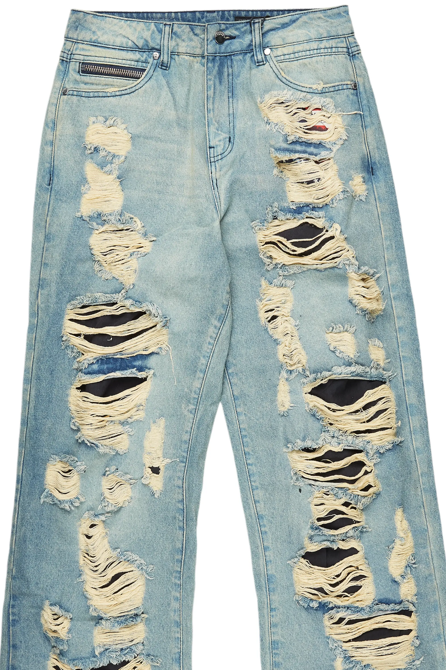 Boys Mical Blue Baggy Fit Jean