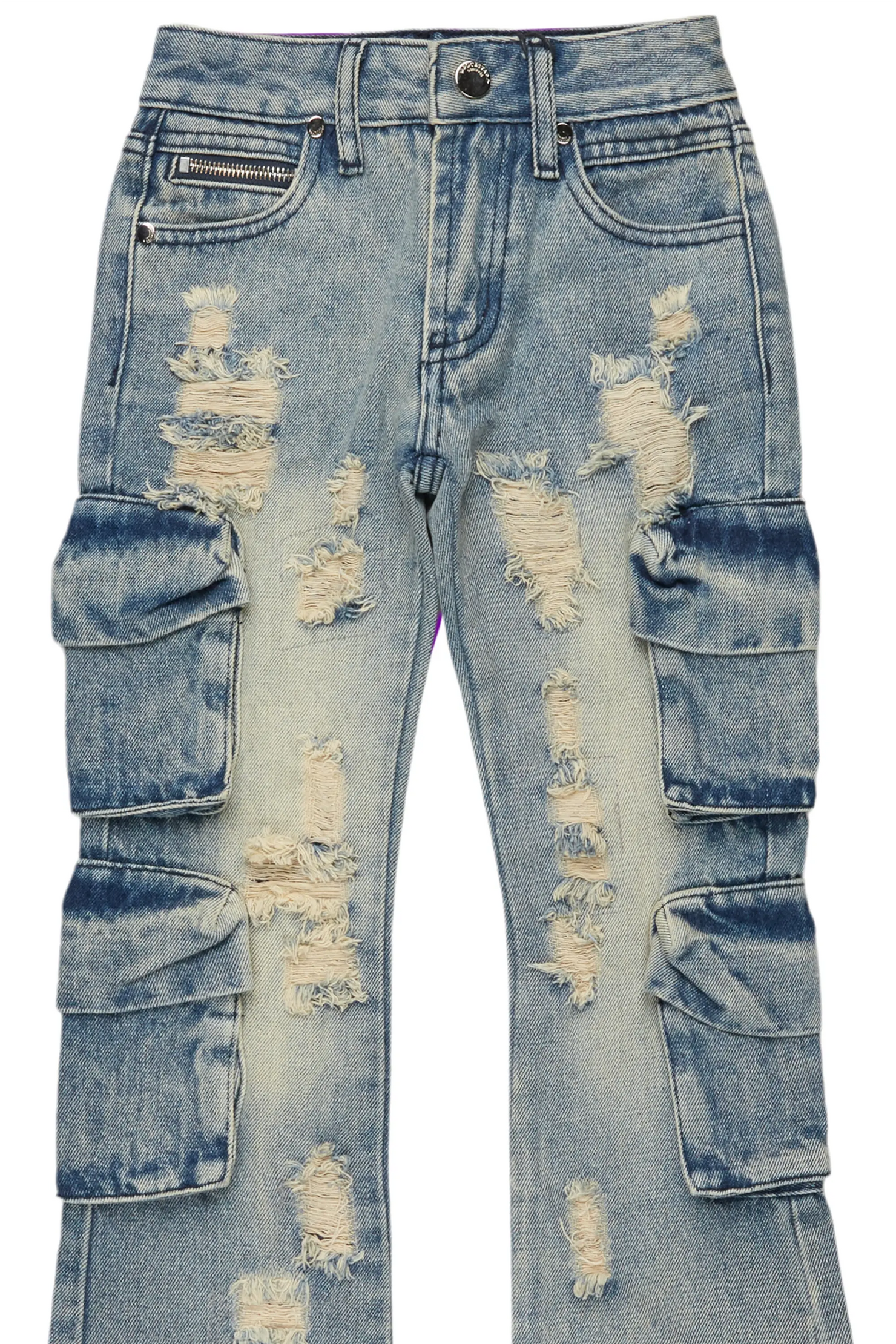 Boys Peppe Blue Baggy Fit Jean