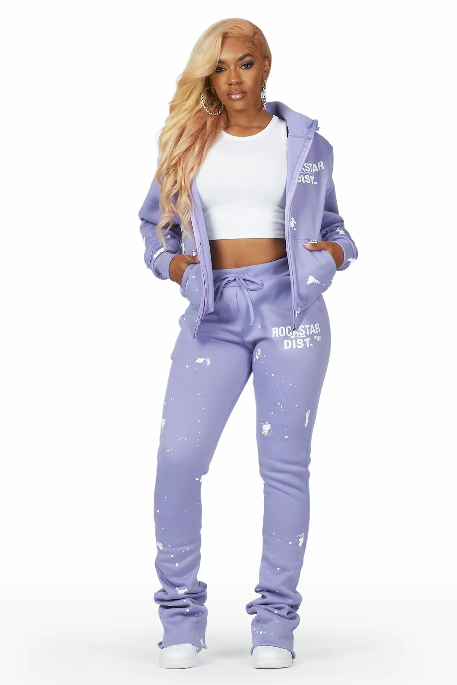 Halloway Periwinkle Zip Up Super Stacked Trackset