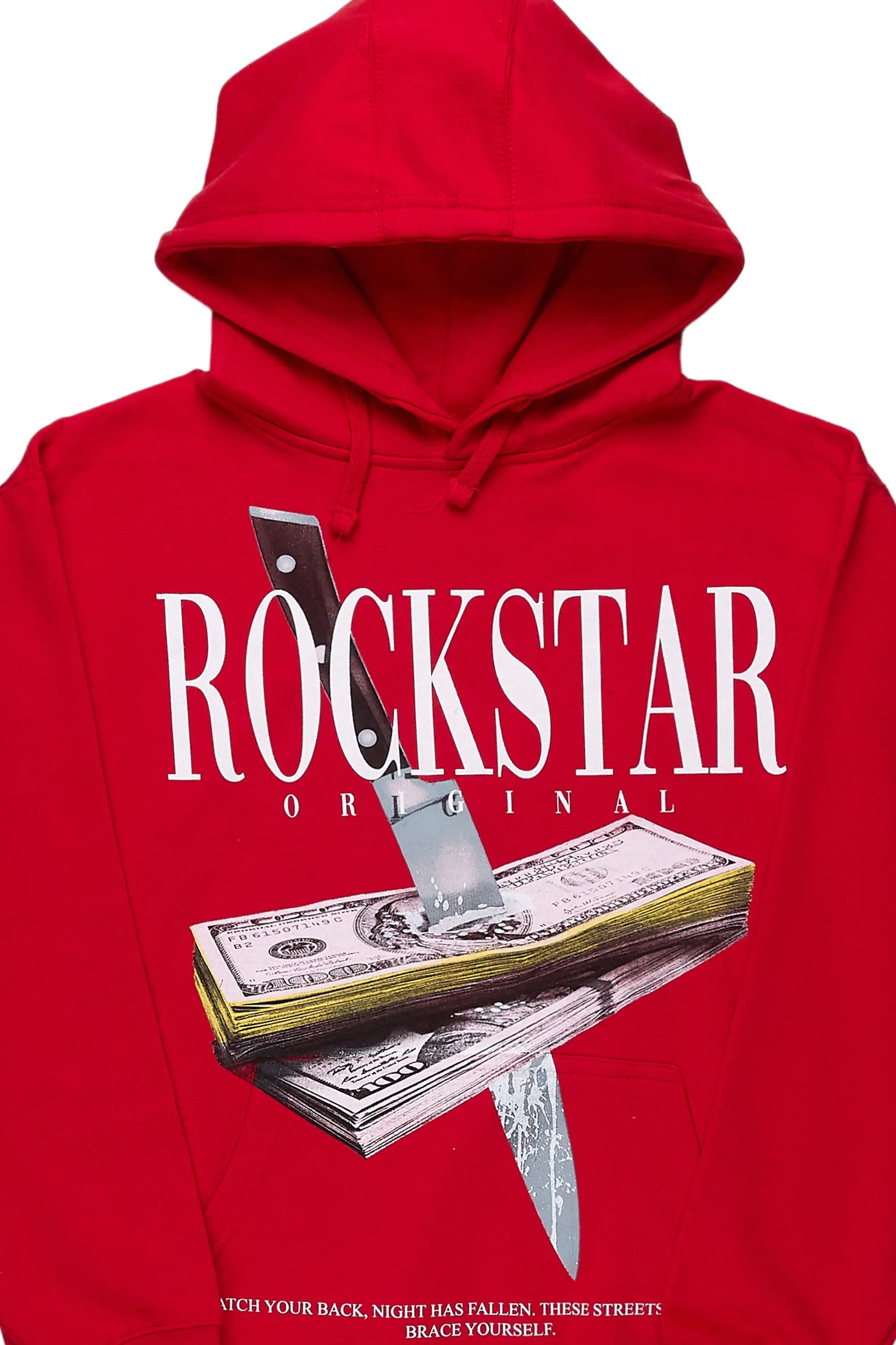 Sheridan Red Oversized Hoodie