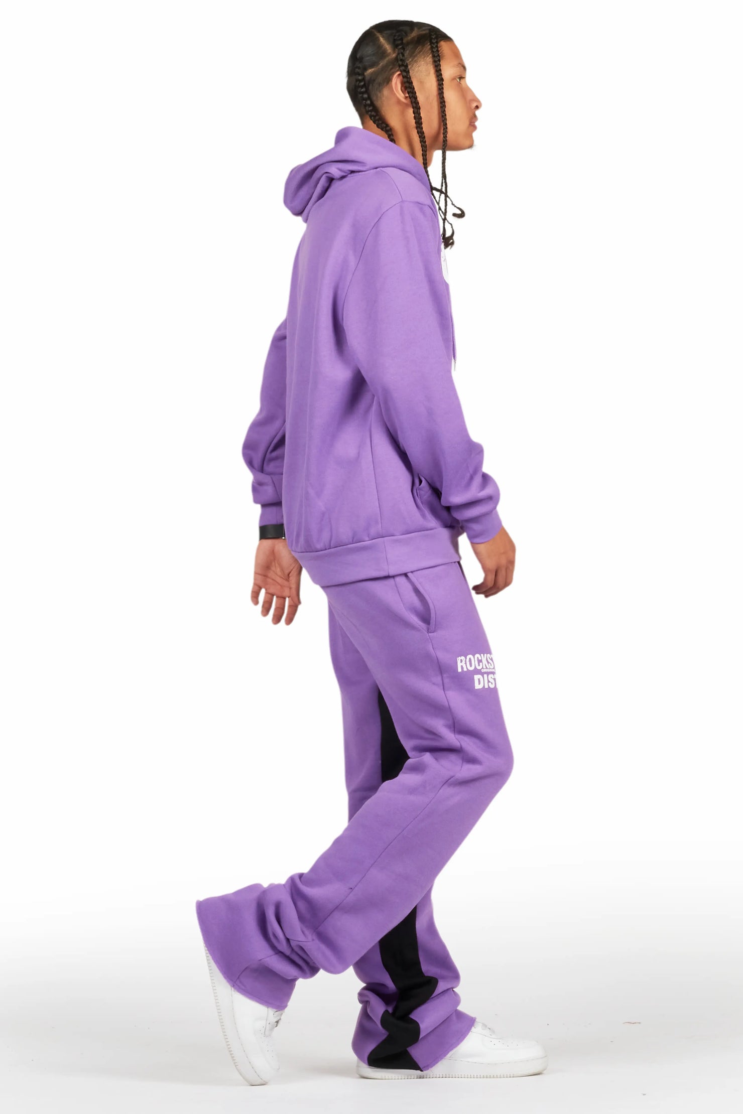 Lake Purple Hoodie/Baggy Track Pant Set