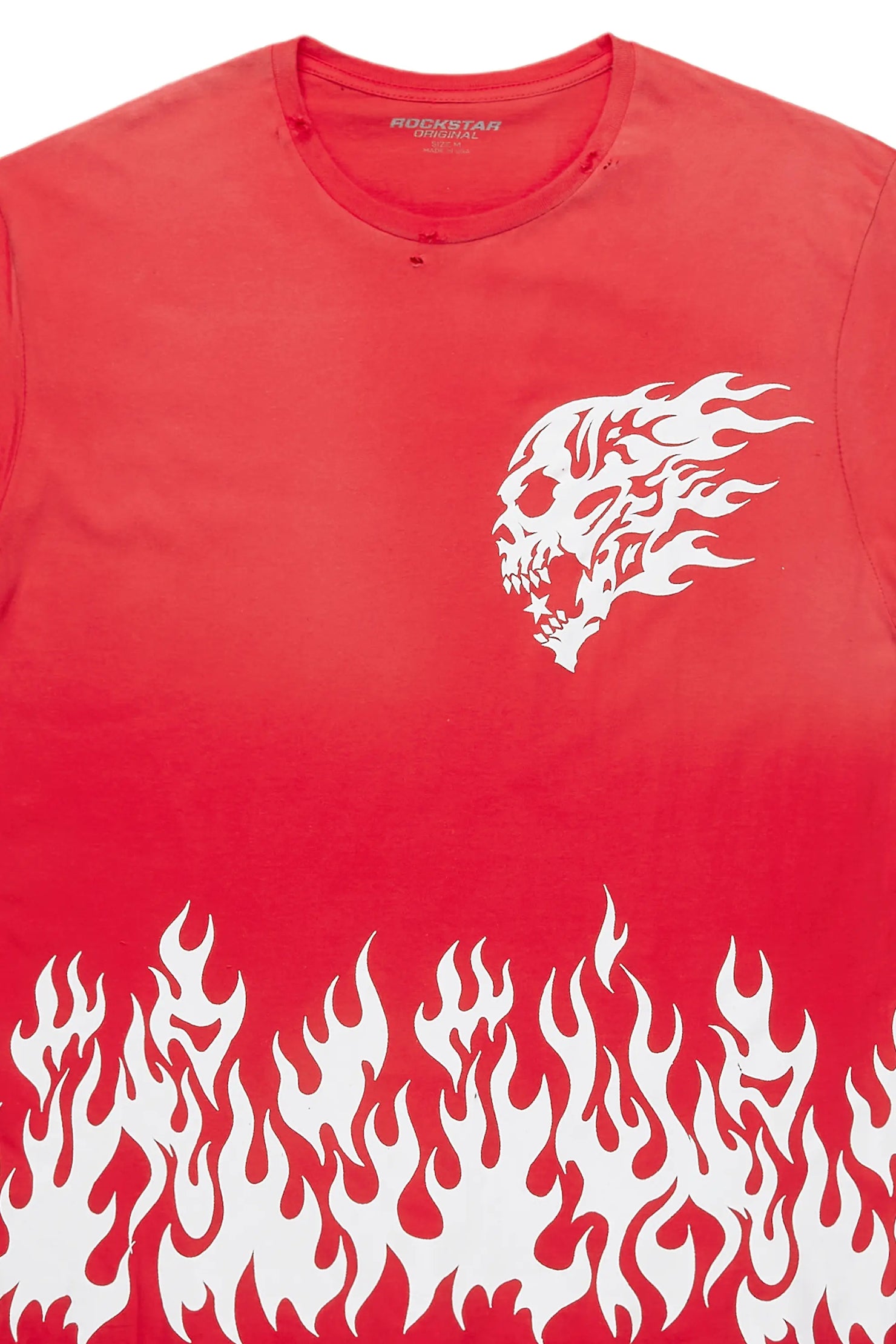 Kyzjaa Red Oversized T-Shirt