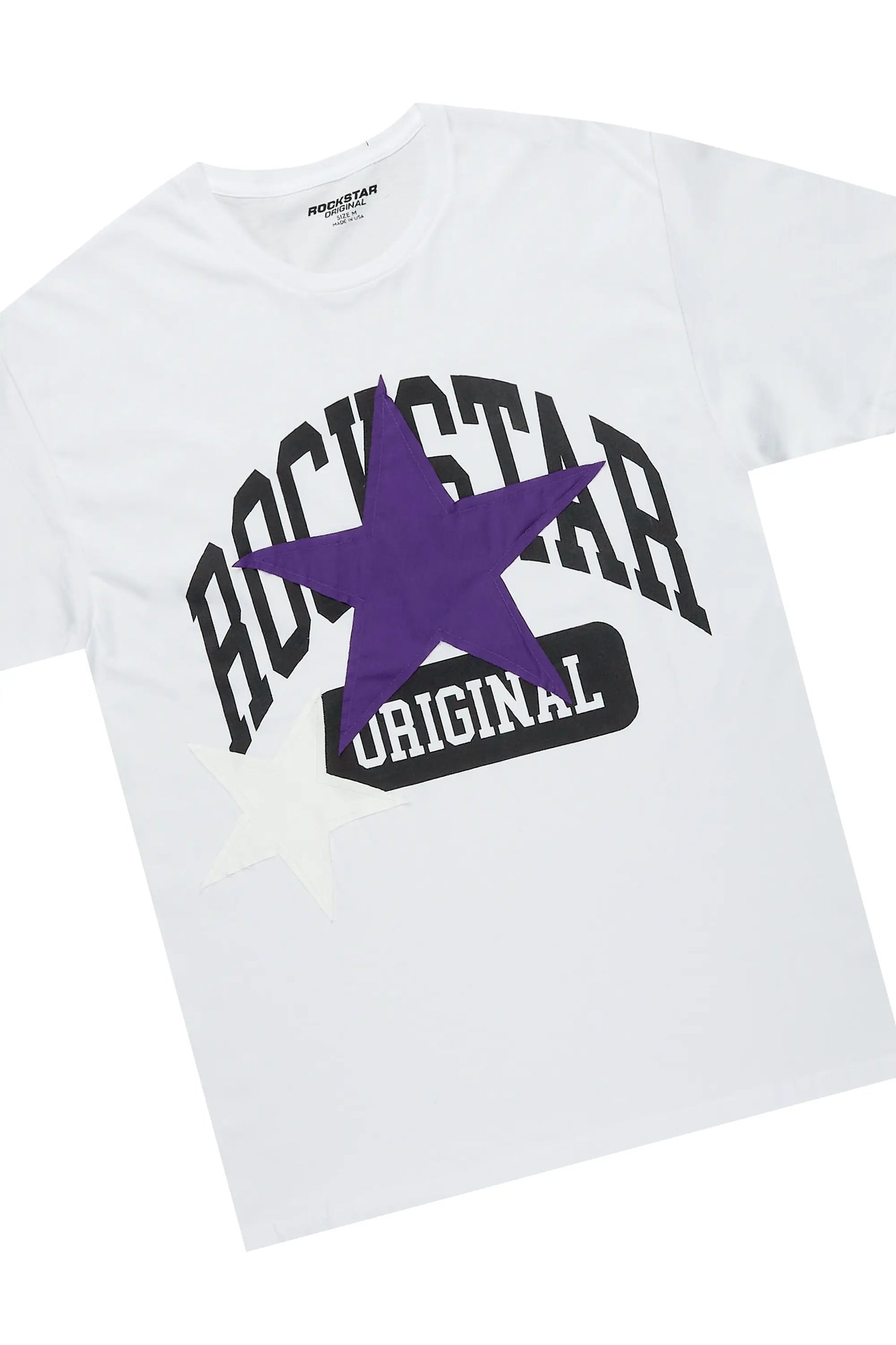 Diondrea White/Purple T-Shirt Trackset