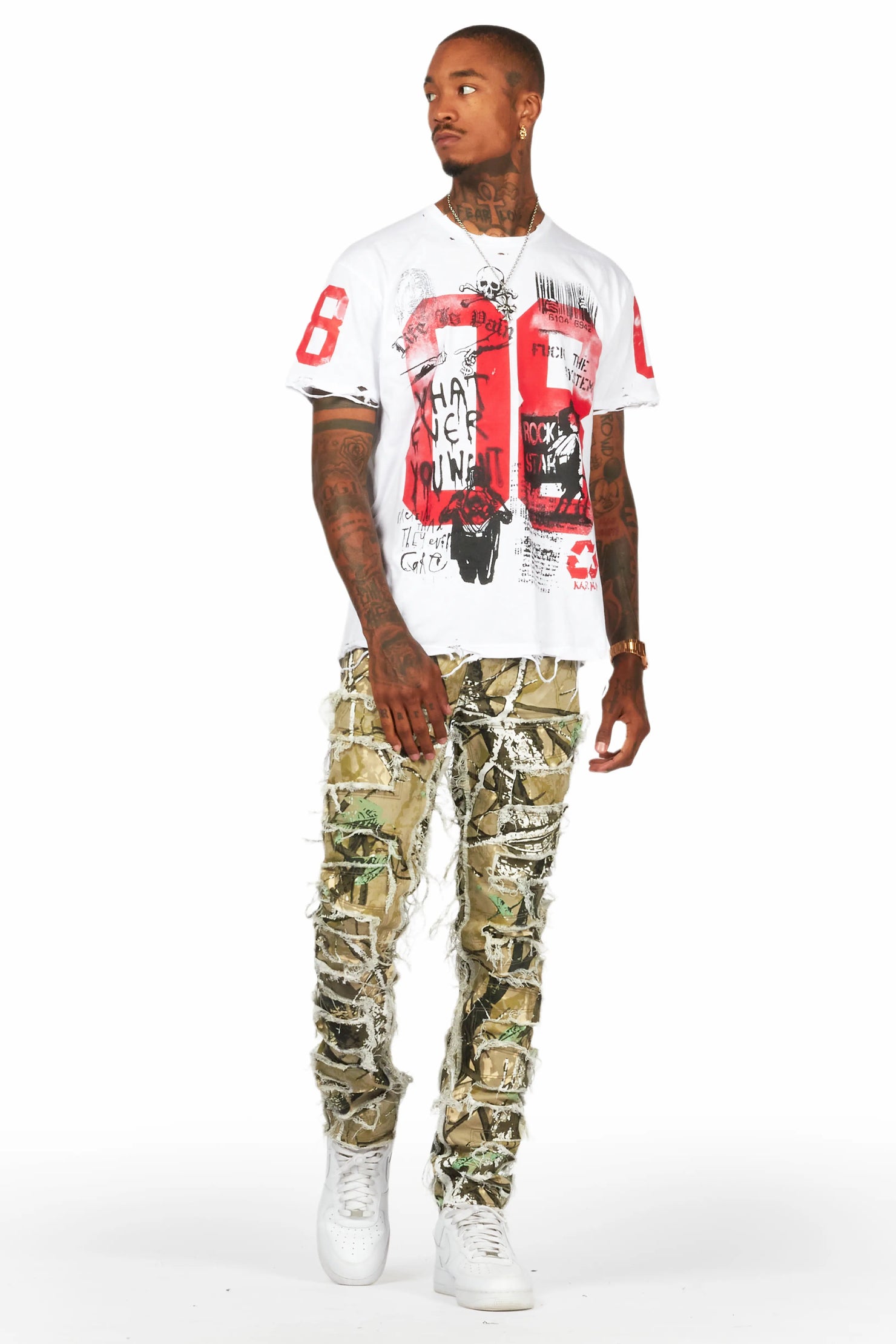 Shake Tree Camo Slim Fit Jean