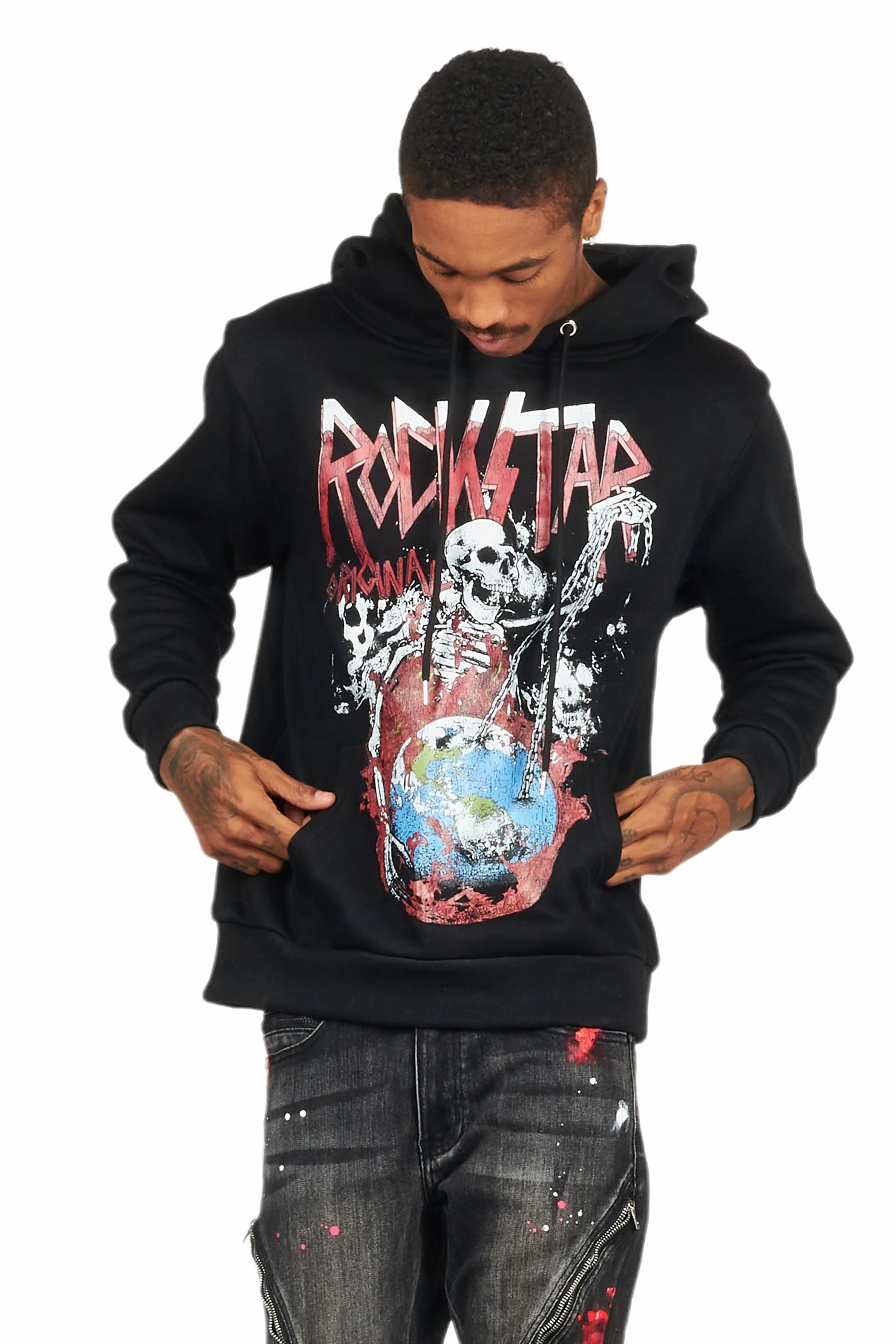 Barrett Black Graphic Hoodie