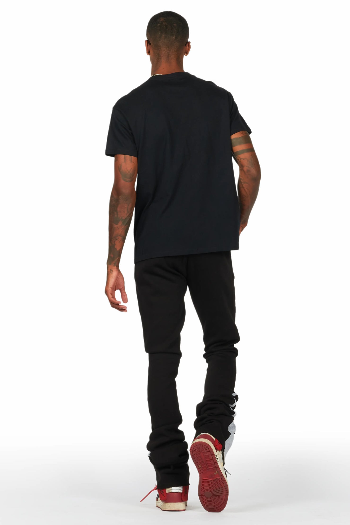 Sarge Black T-Shirt/Super Stacked Flare Track Set