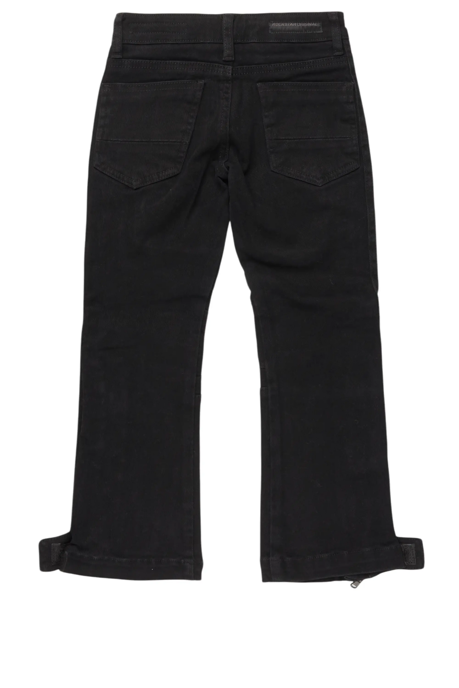 Boys Yuri Black Baggy Fit Cargo Jean