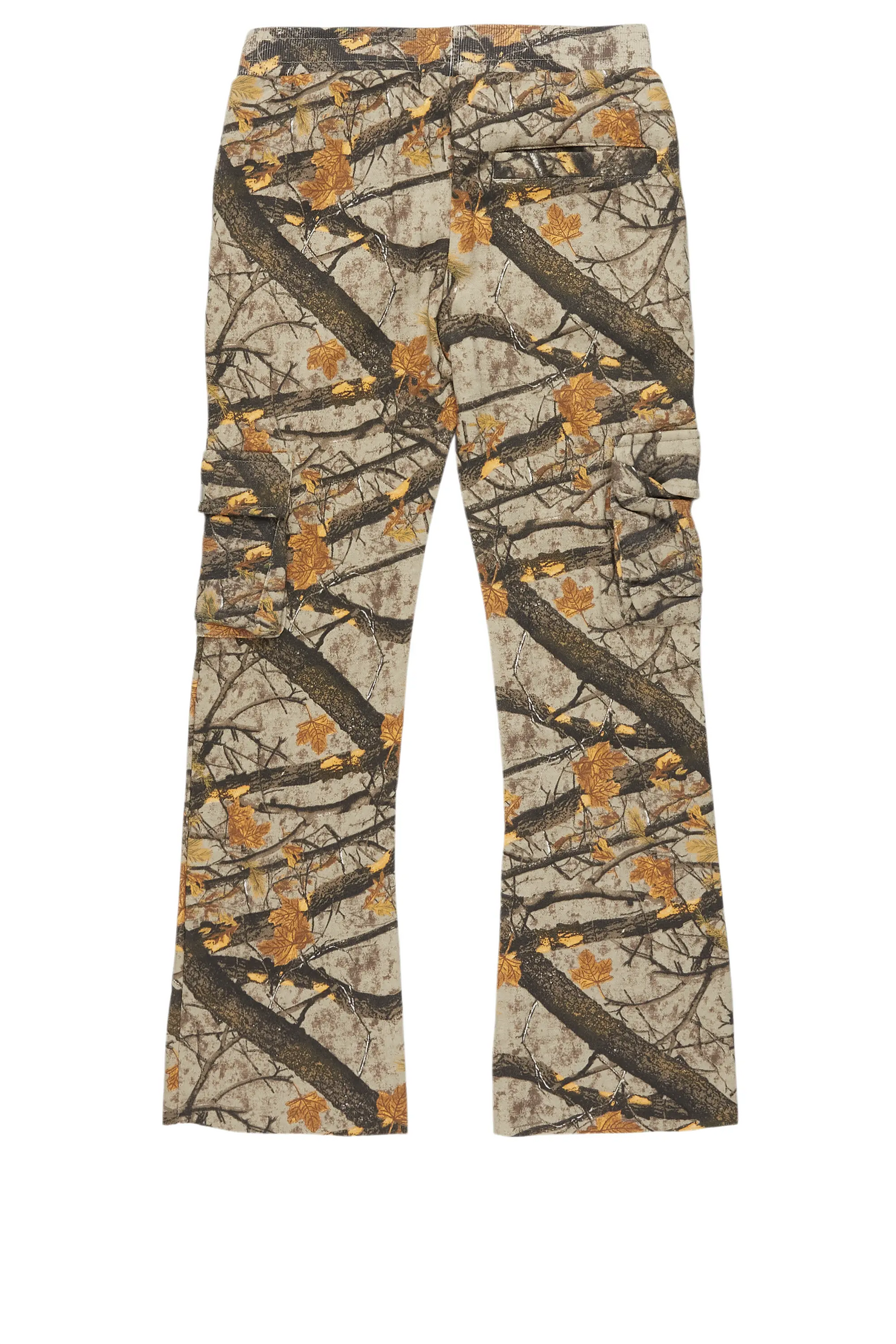 Boys Admir Tree Camo Stacked Flare Pant