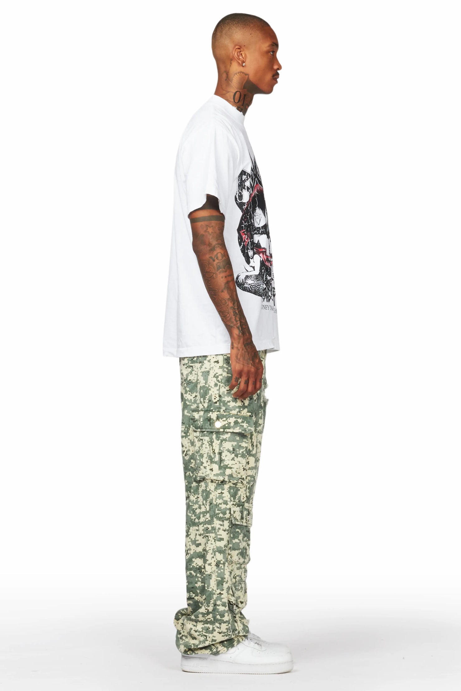 Kostini Camo Baggy Fit Jean