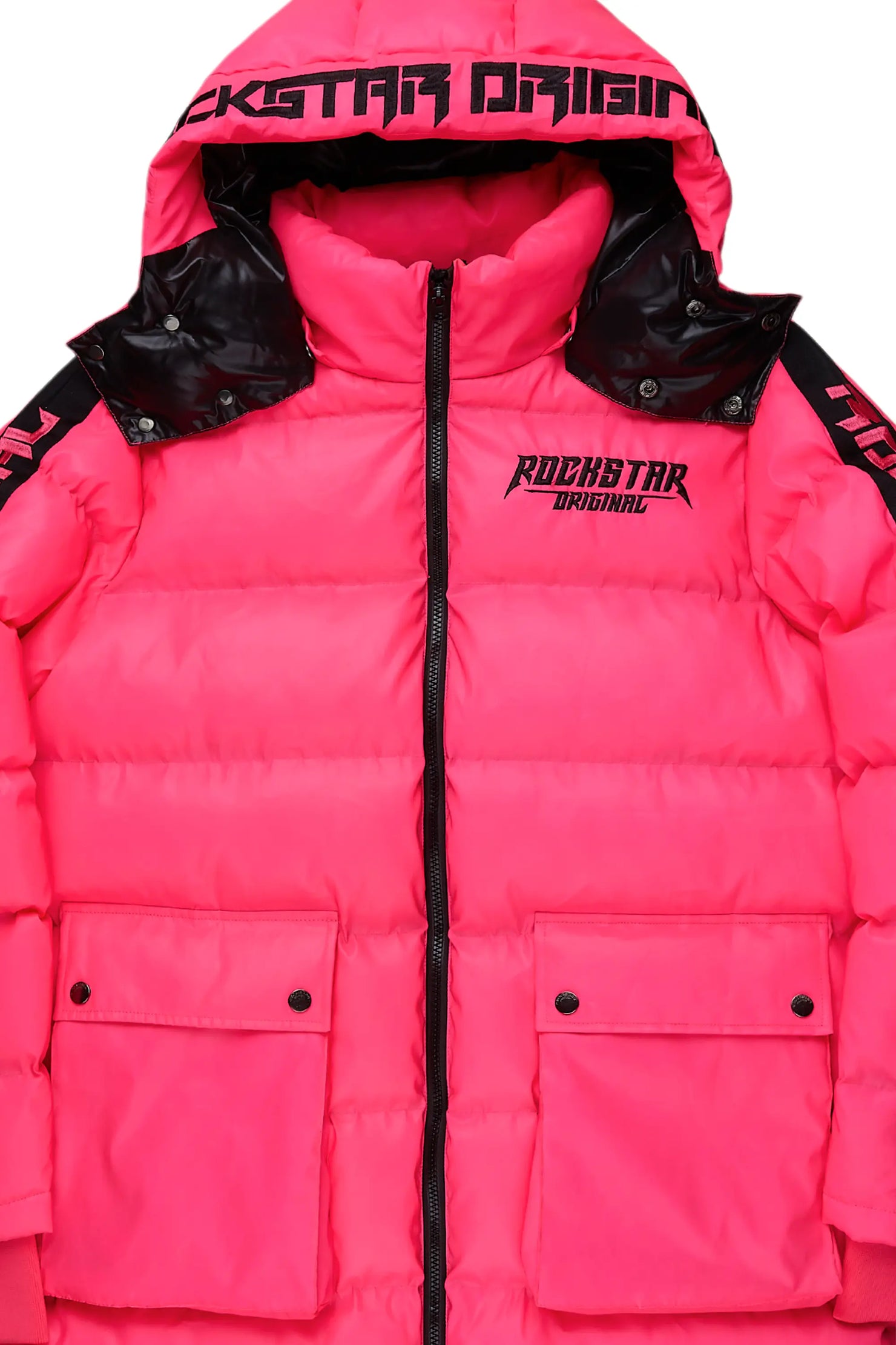 Nikita 2.0 Reflective Pink Puffer Jacket