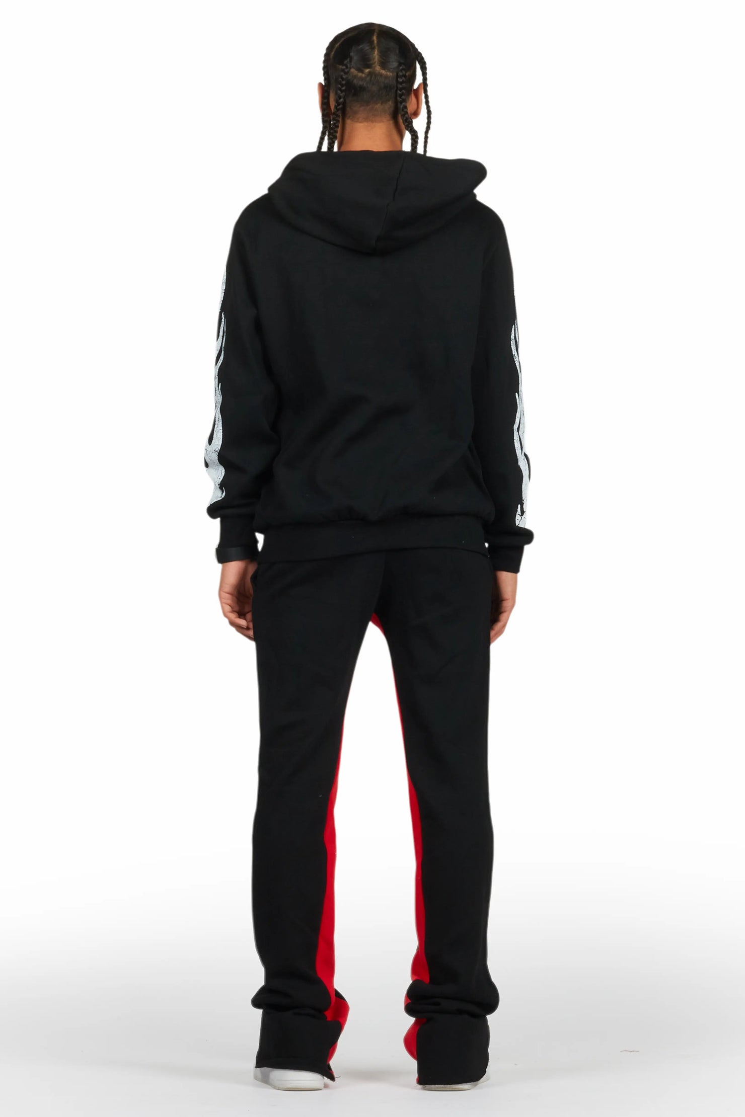 Amos Black Hoodie/Baggy Track Pant Set