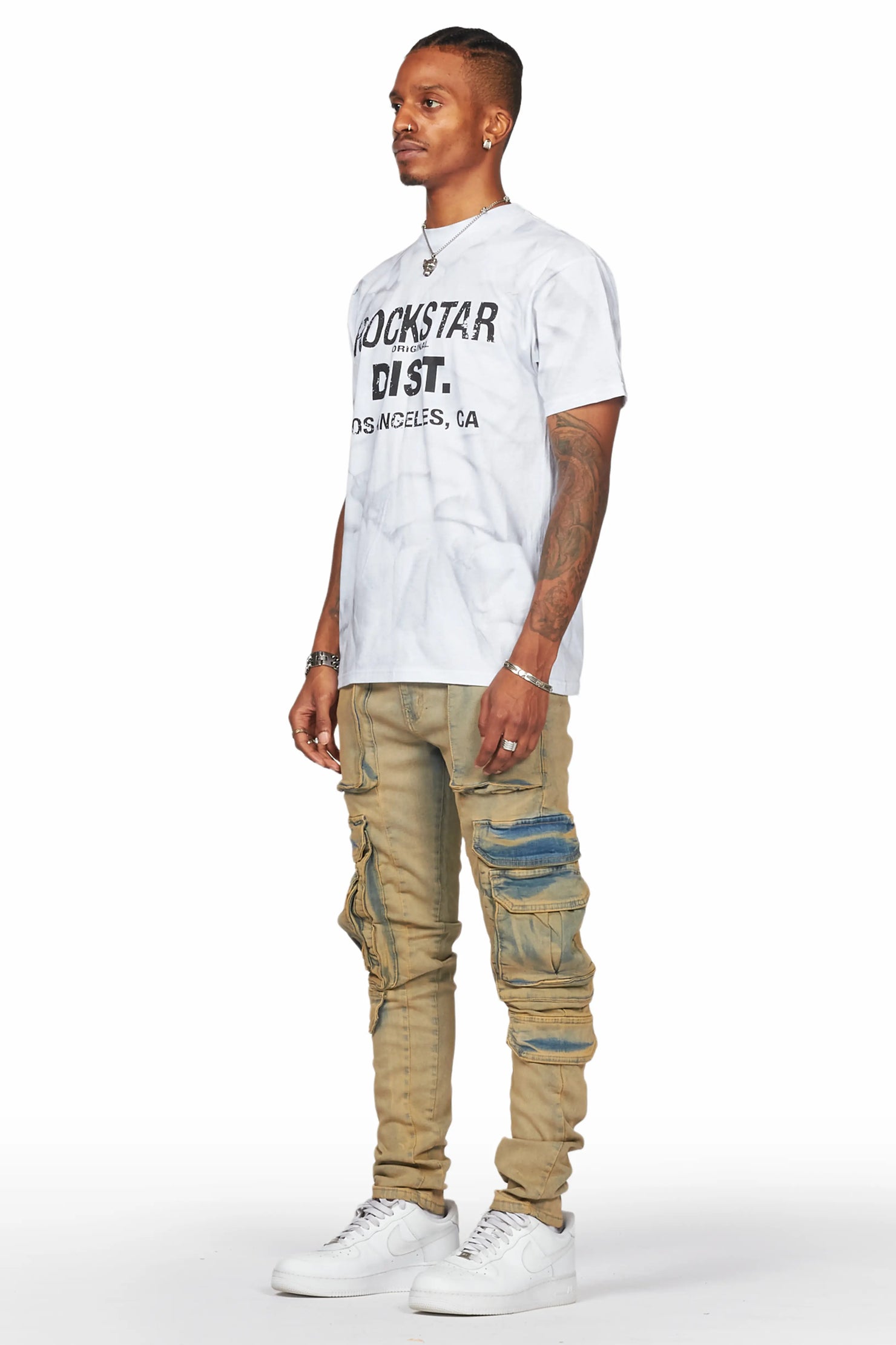 Iniko Tint Skinny Fit Cargo Jean