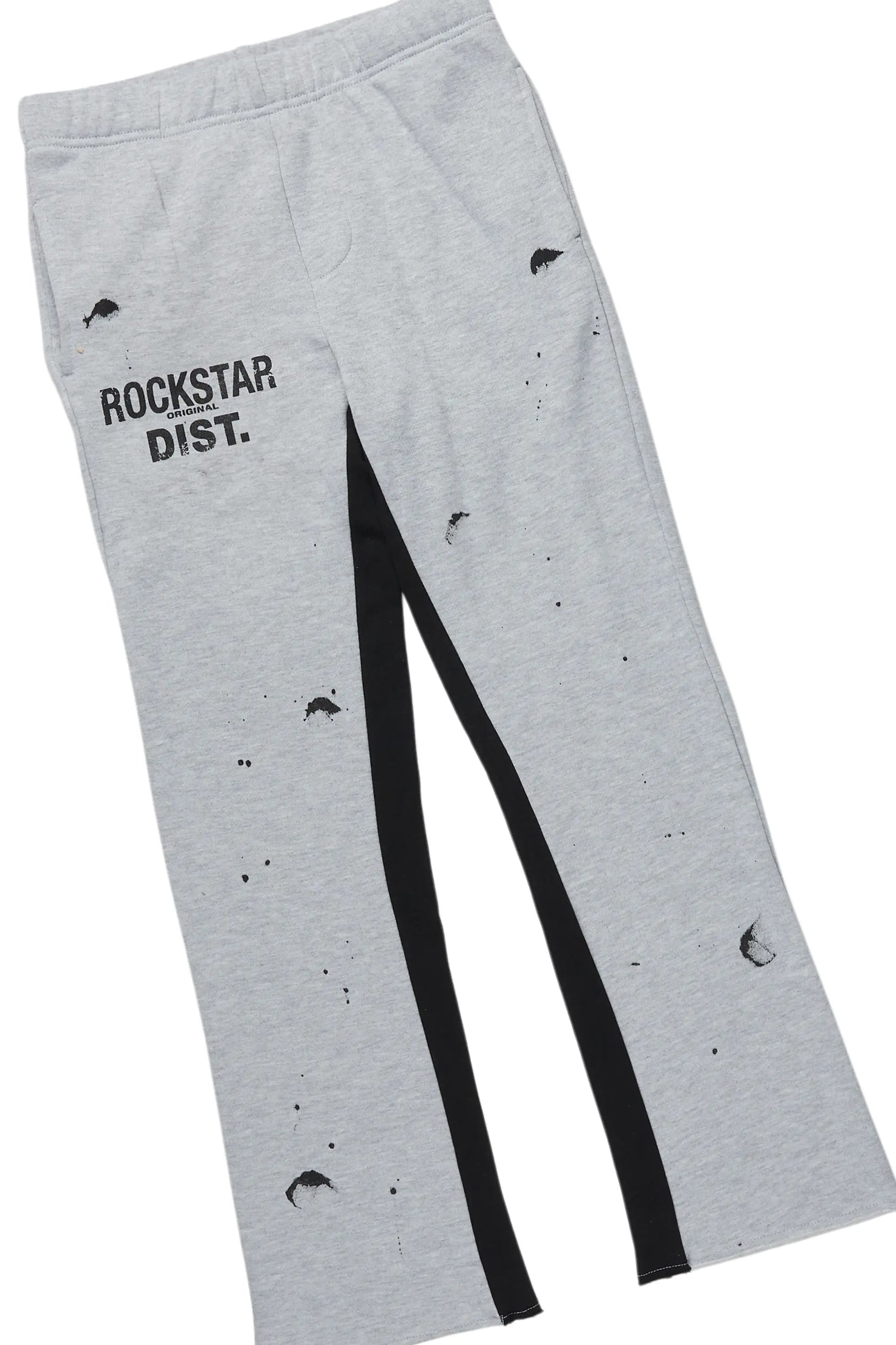 Boys Raffer Heather Grey Baggy Fit Pant Set