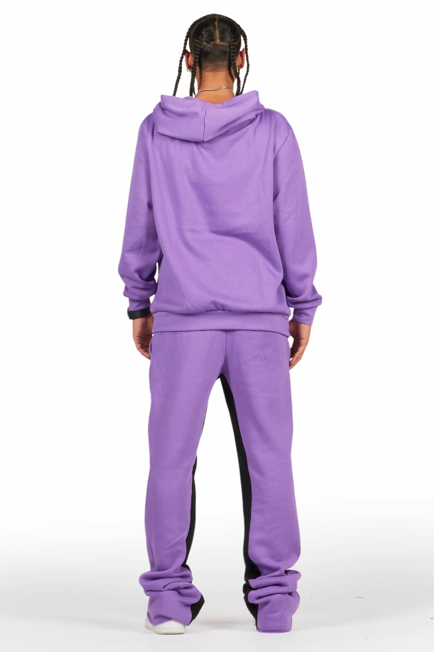 Lake Purple Hoodie/Baggy Track Pant Set