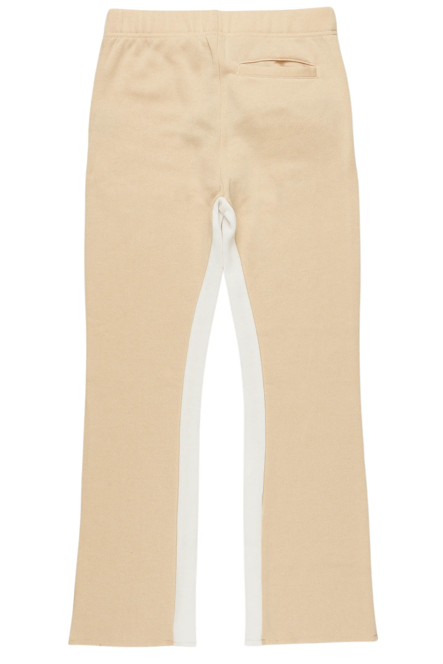 Boys Jaco Beige Baggy Fit Trackpant