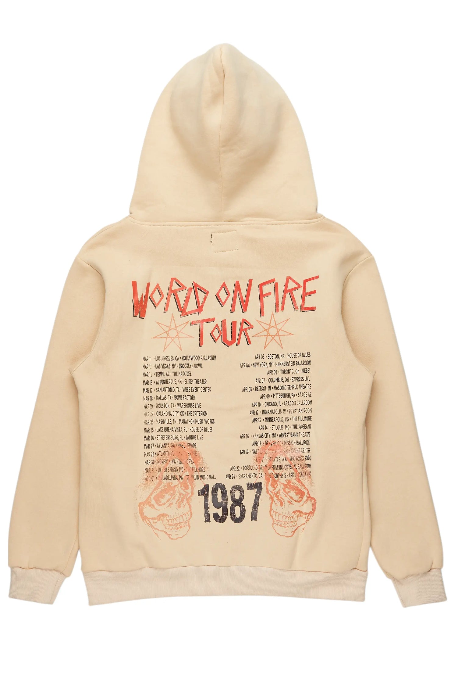 Barrett Beige Graphic Hoodie