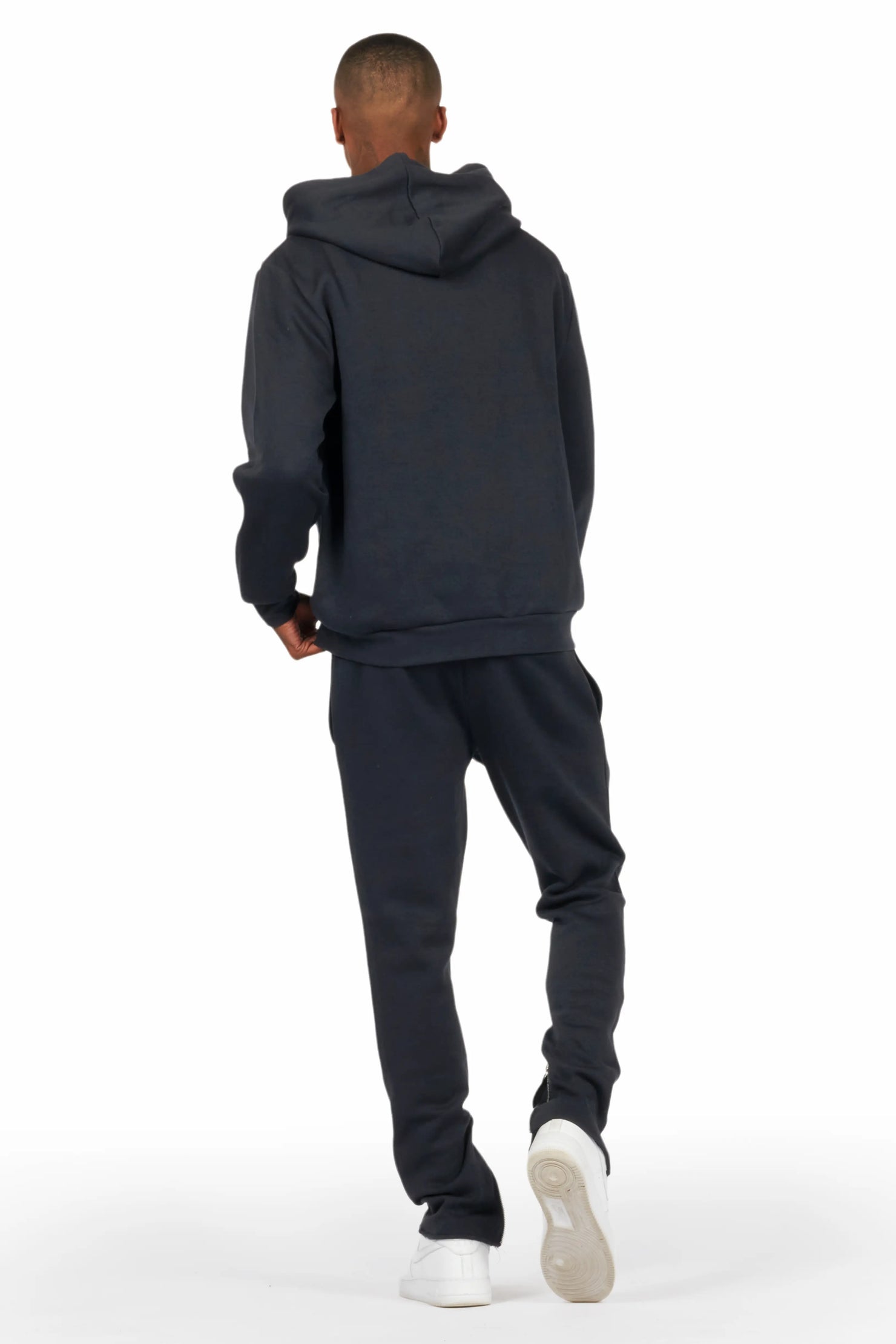 Wayan Charcoal Graphic Hoodie Track Set