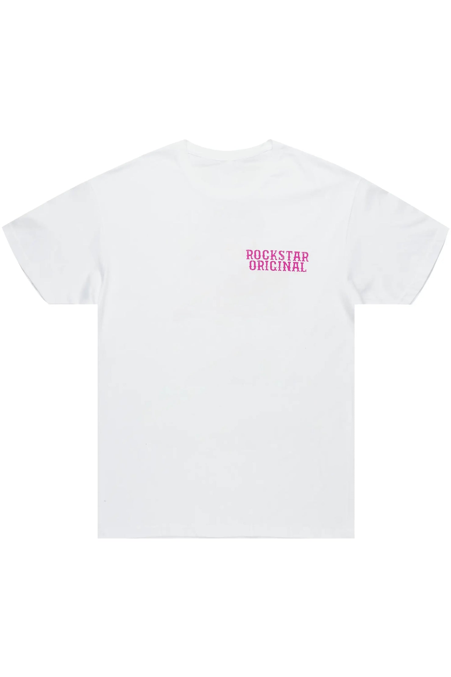 Posse White/Pink Graphic T-Shirt