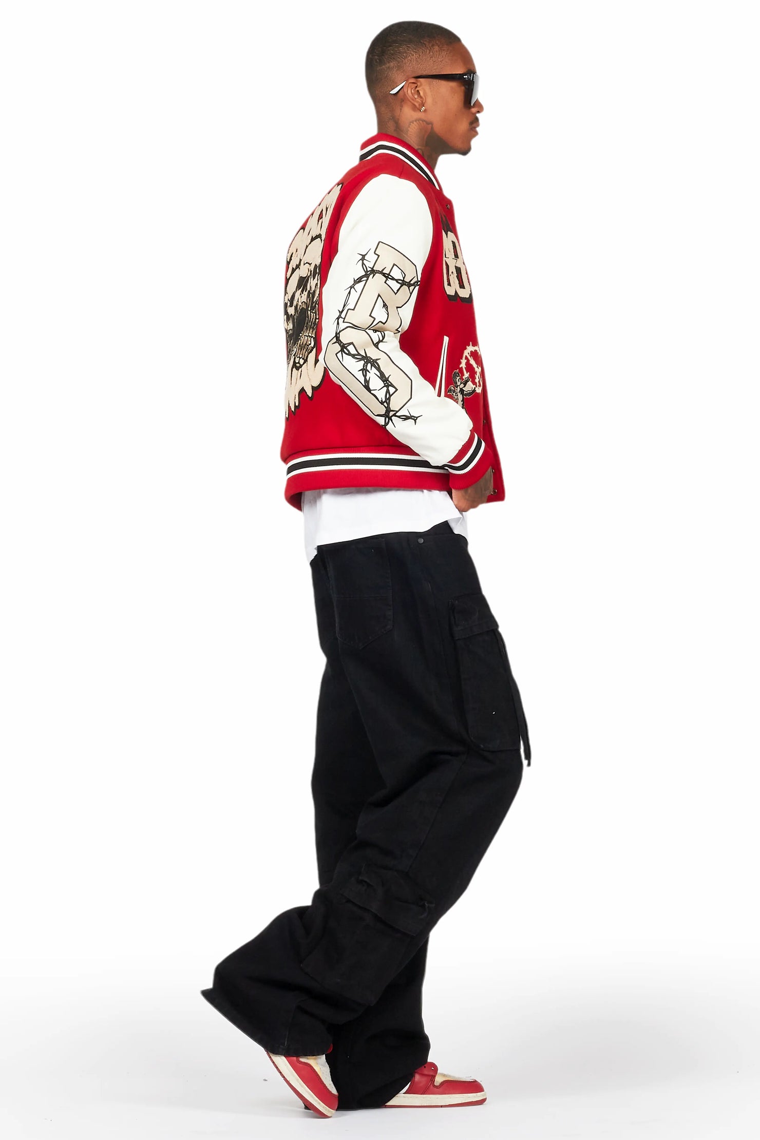 Rune Red Varsity Jacket