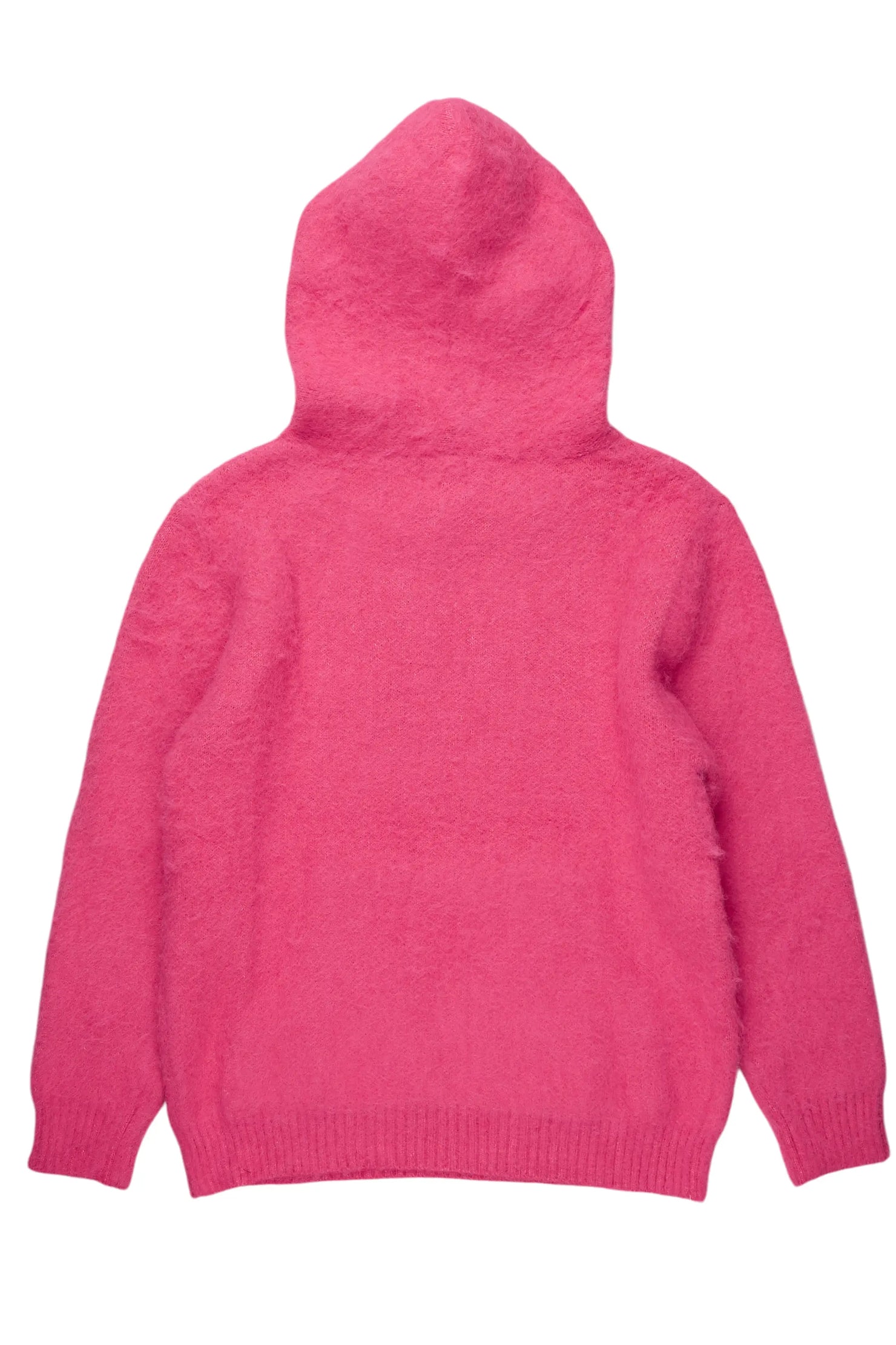 Andreas Pink Graphic Knit Hoodie