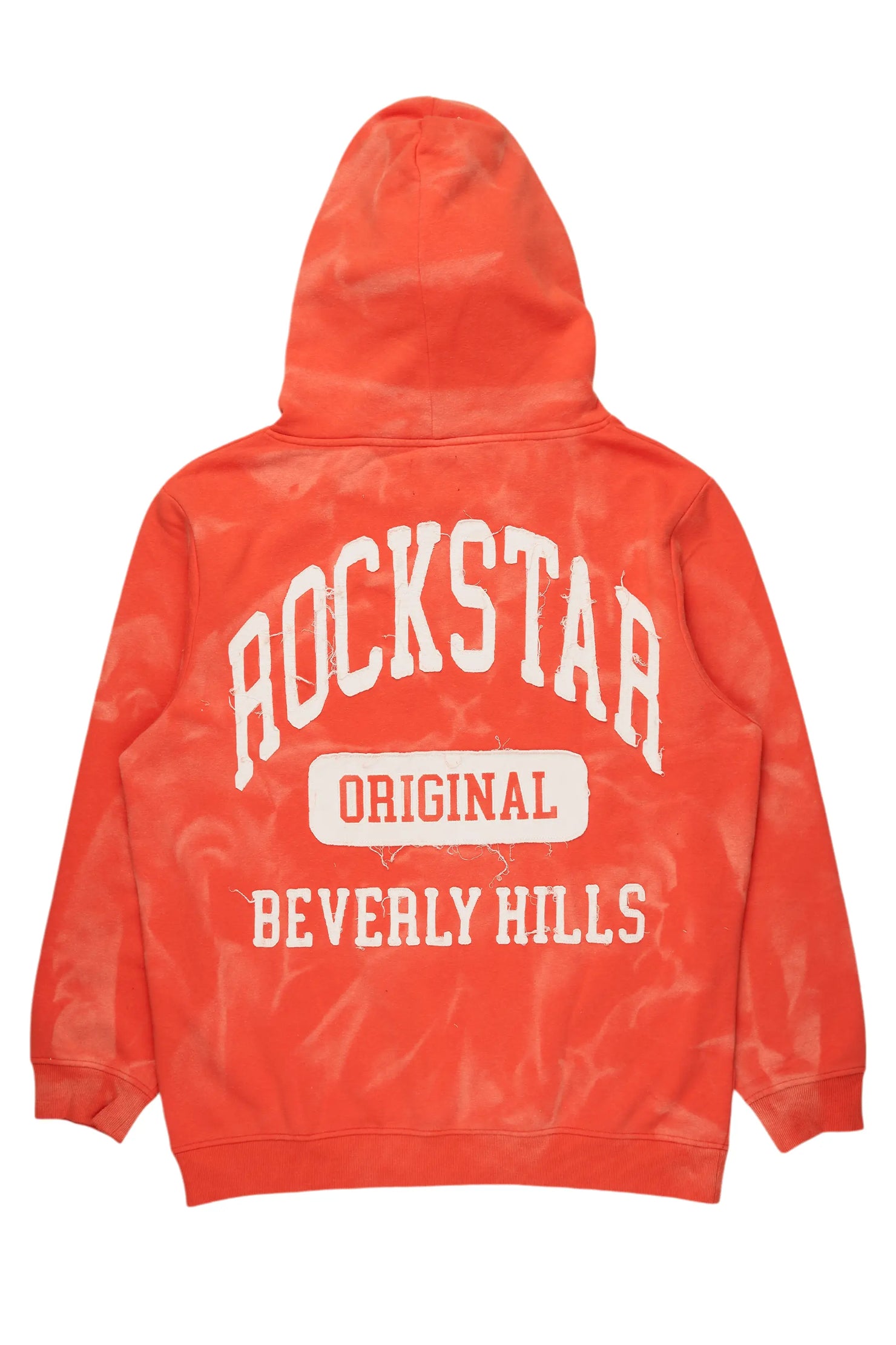 Karlo Orange Graphic Painter Hoodie