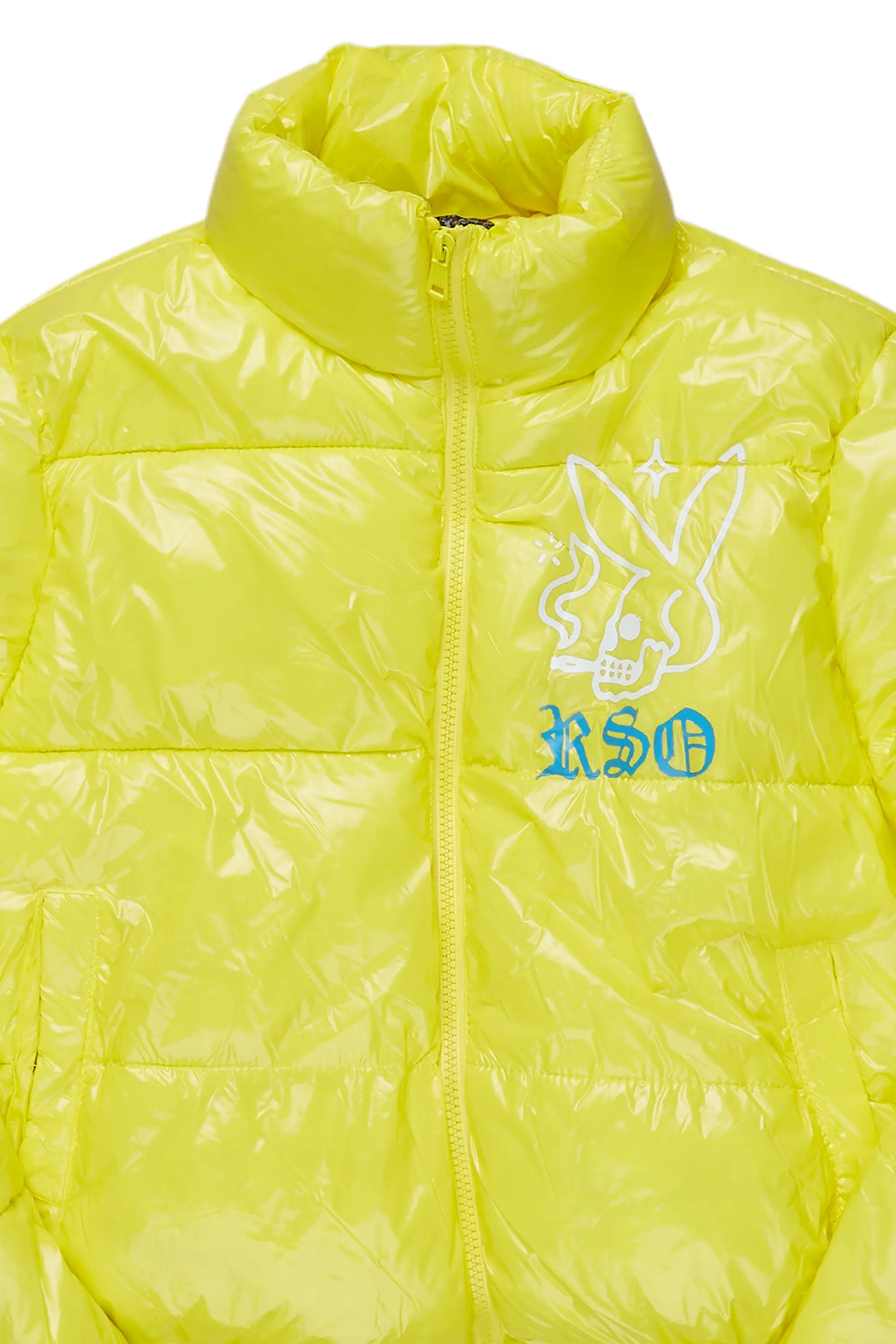 Bremissia Yellow Puffer Jacket