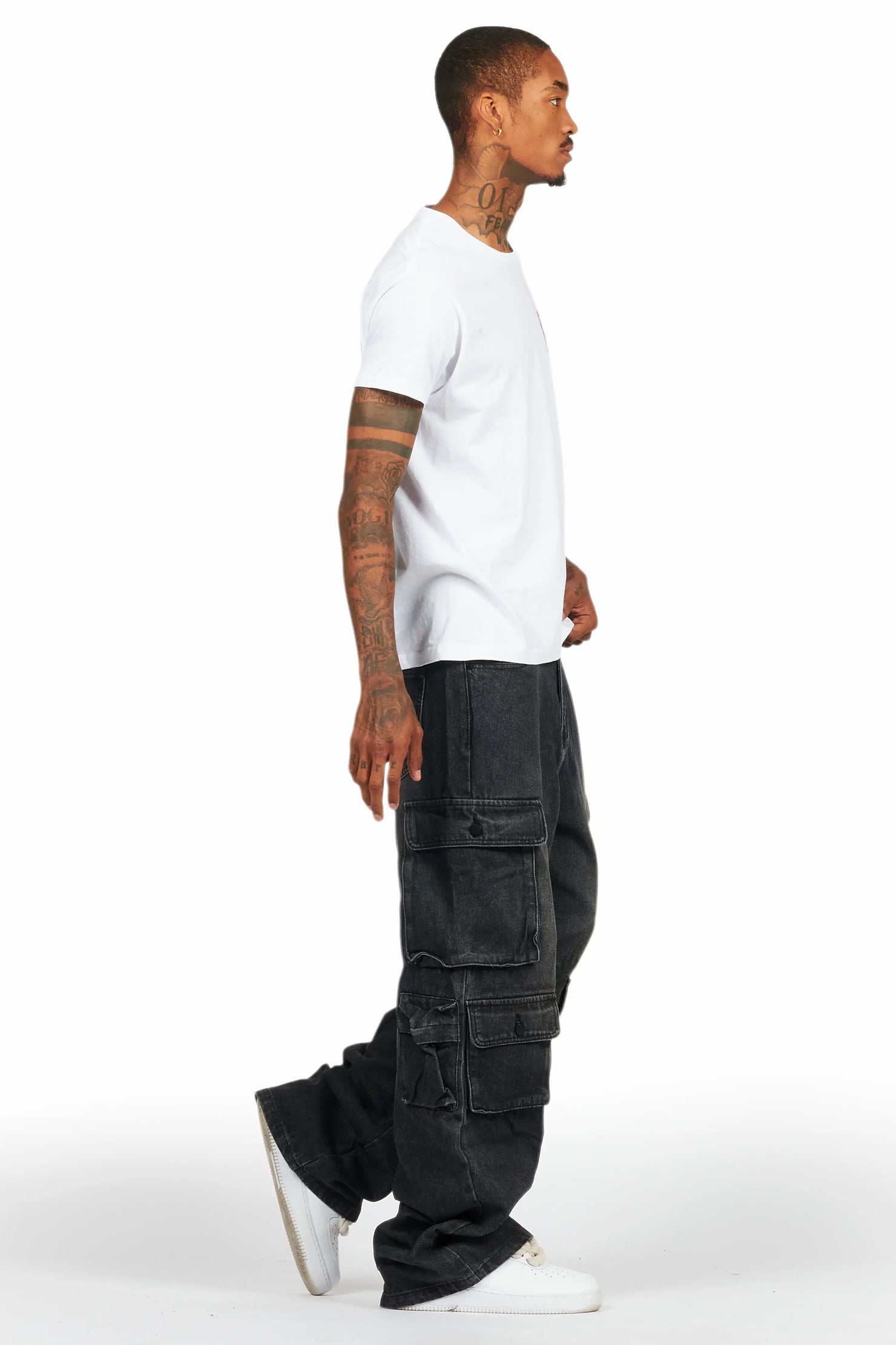 Cortie Black Baggy Fit Jean