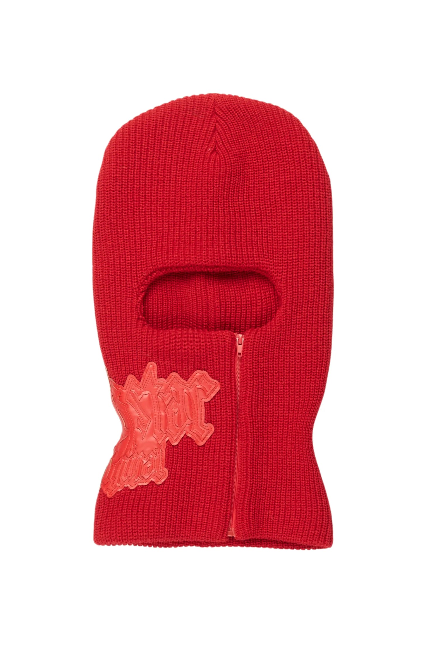 Zaya Red Rubber Patch Ski Mask