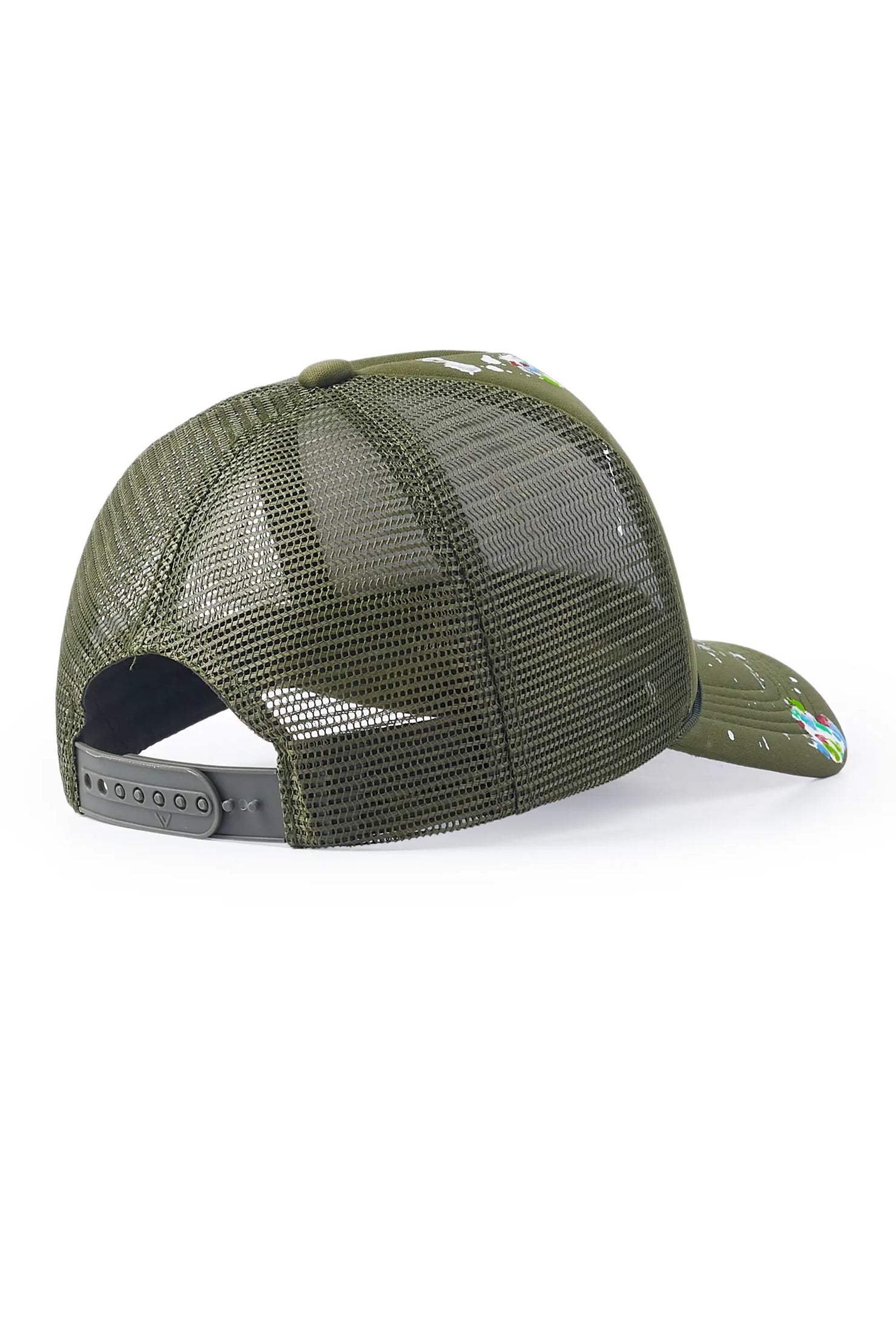 Good Side Only Army Green Trucker Hat