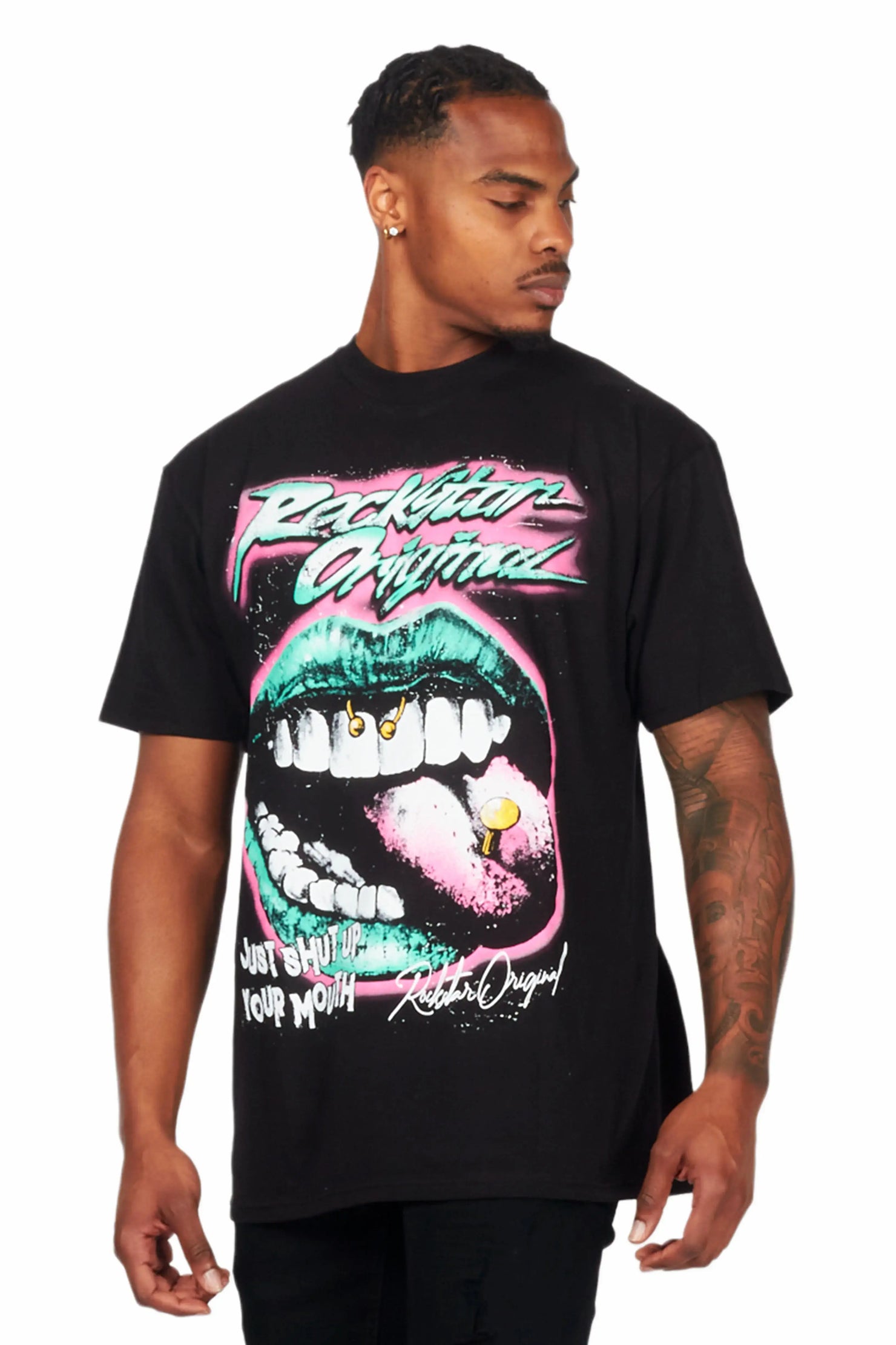 Psycho Black Graphic T-Shirt