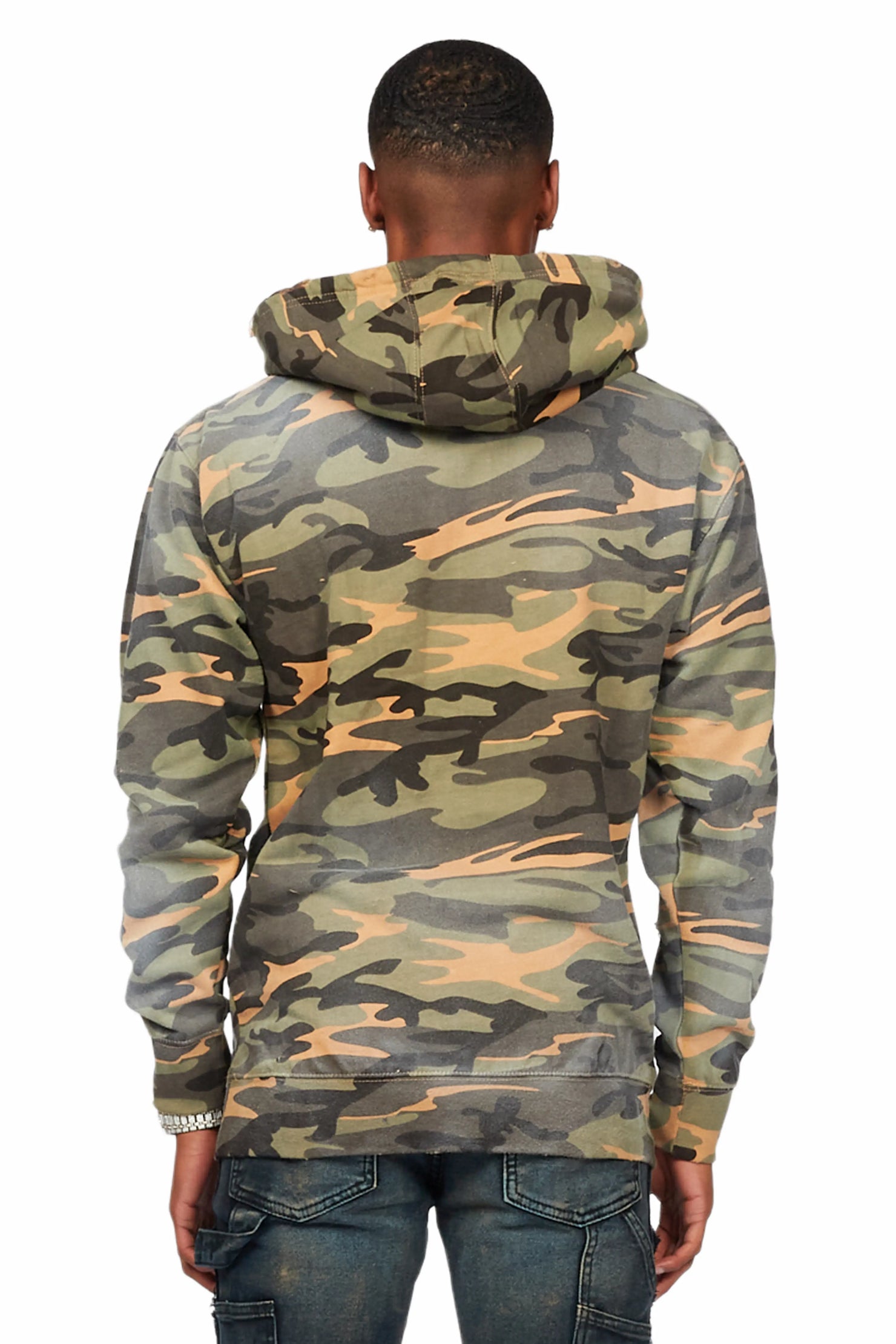 Zack Green Camo Graphic Hoodie