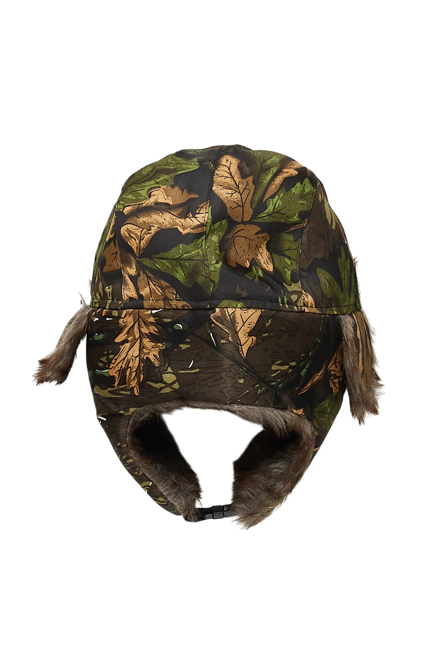 Saburo Green Tree Camo Faux Fur Trapper Hat