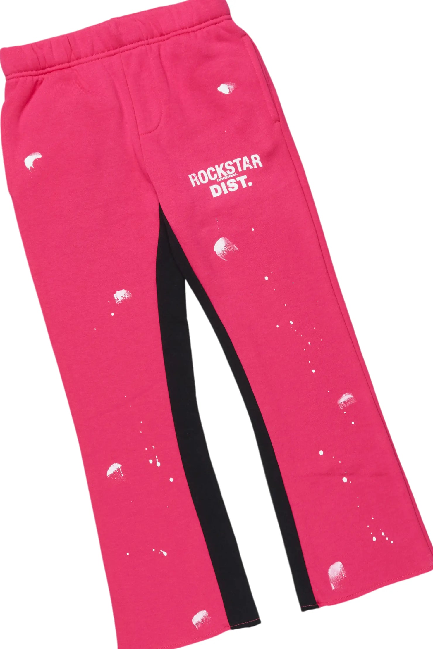 Girls Hadley Fuchsia Baggy Fit Pant Set