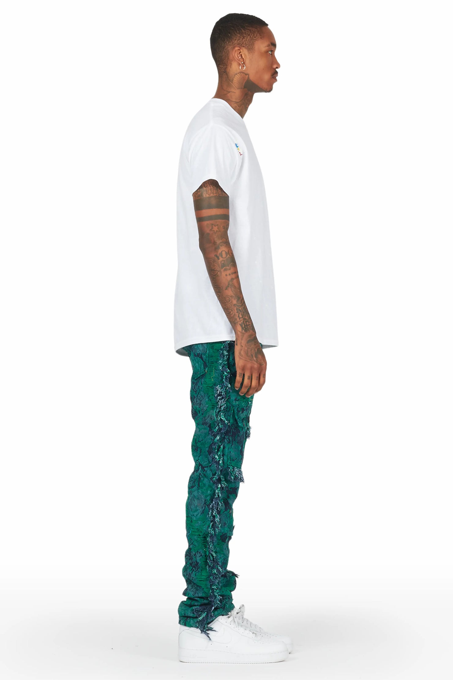 Kaleo Green Tapestry Pants