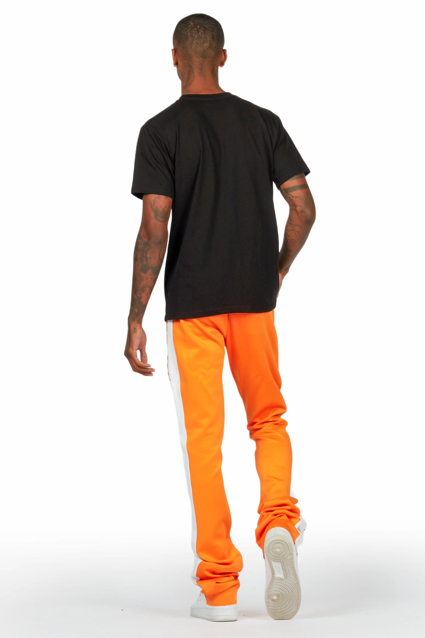 Dash Black/Orange T-Shirt/Super Stacked Flare Track Set