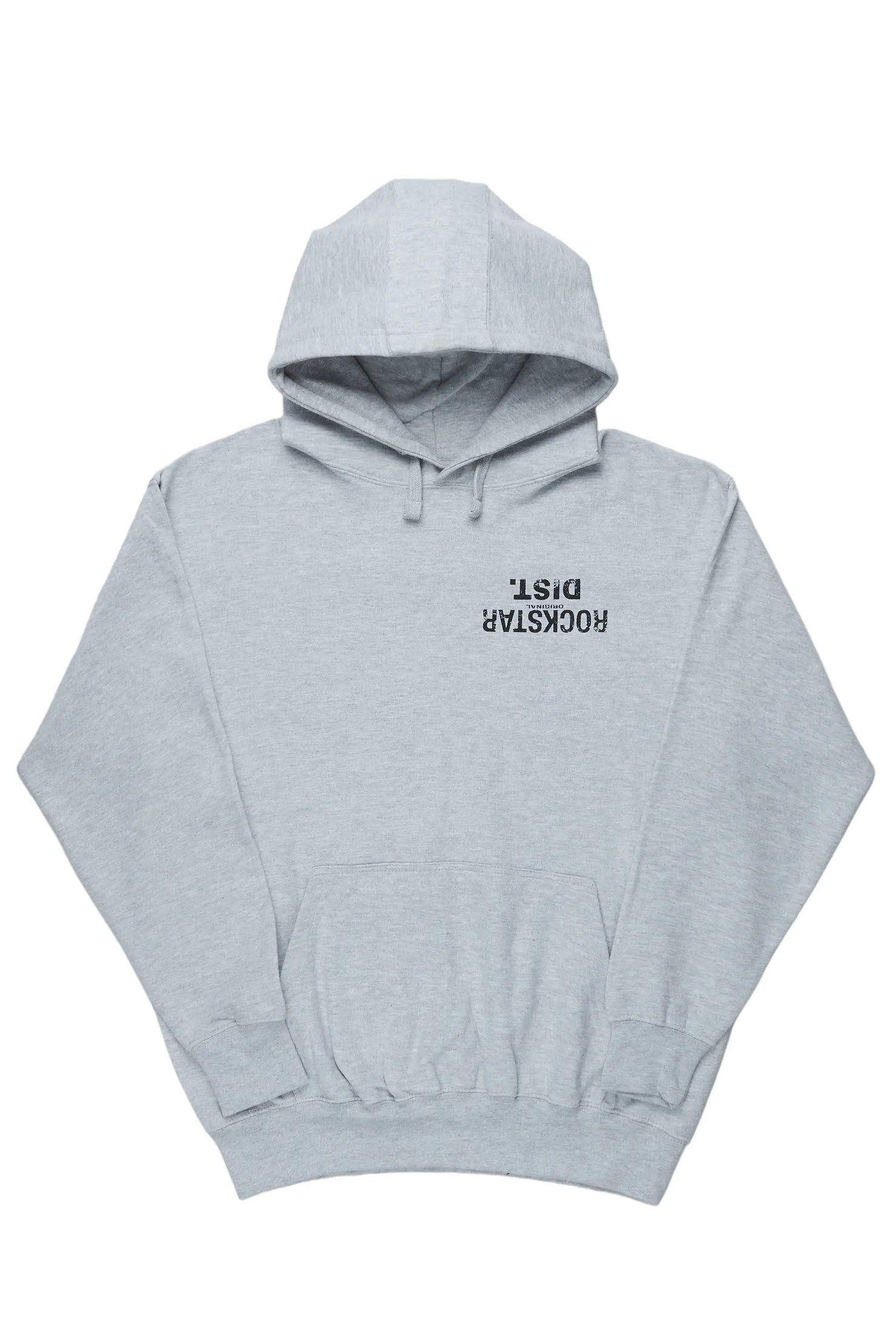 Kelita Heather Grey Oversized Hoodie