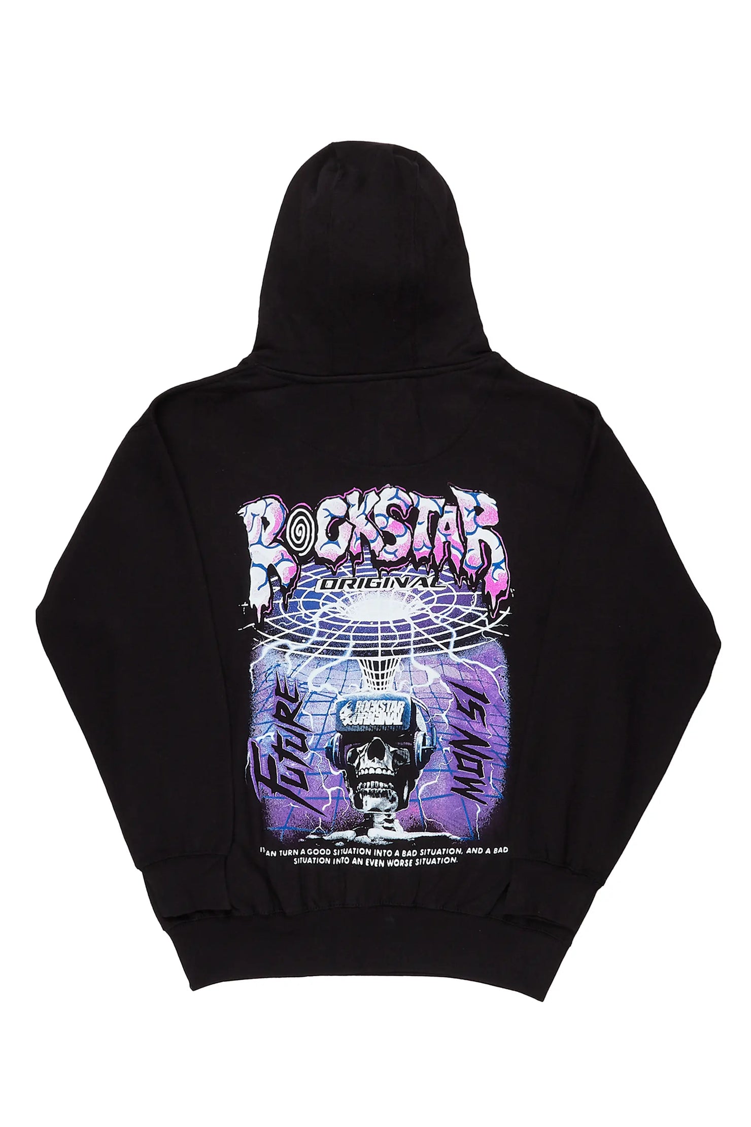 Gorka Black/Purple Graphic Hoodie