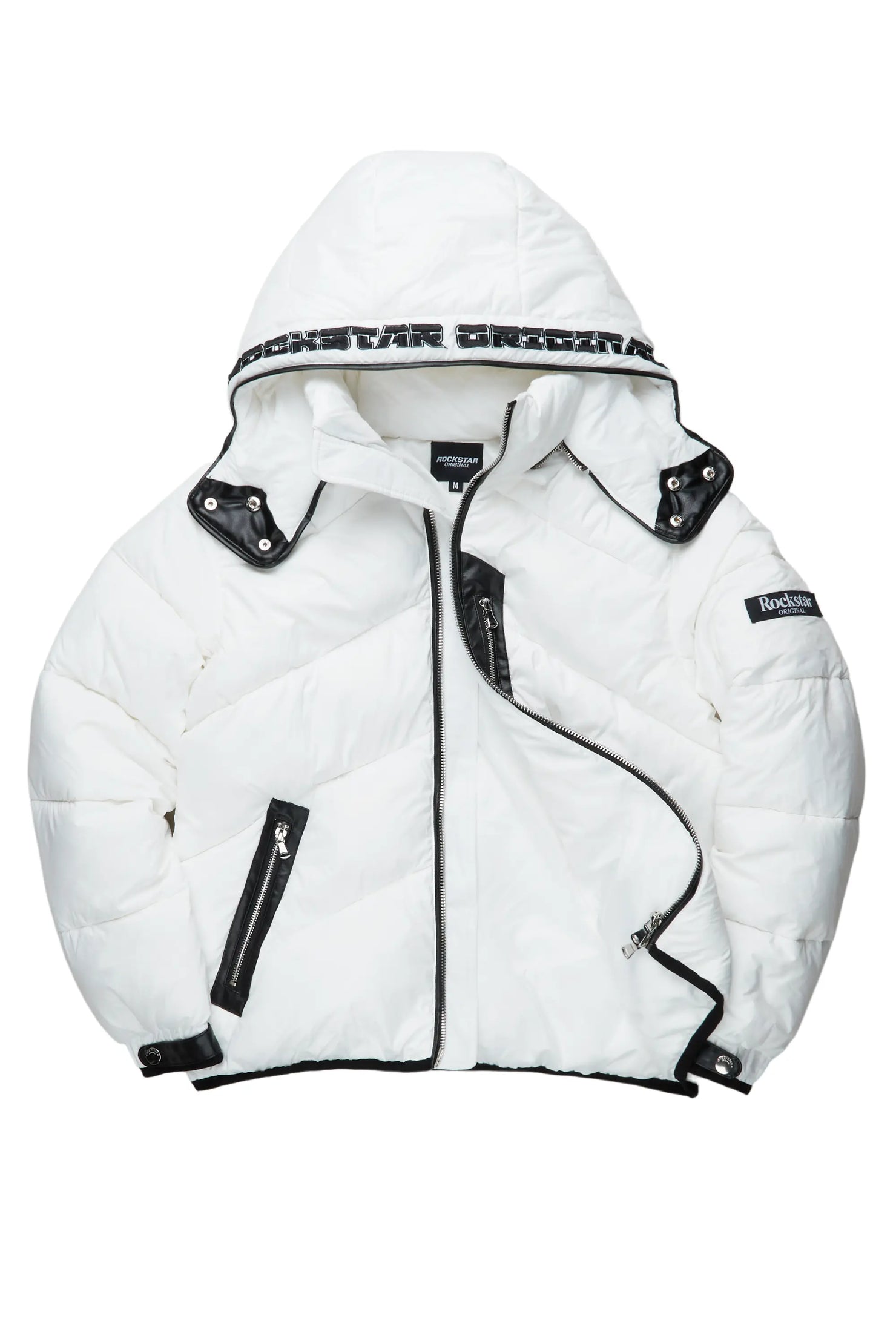 Ransom White Puffer Jacket– Rockstar Original