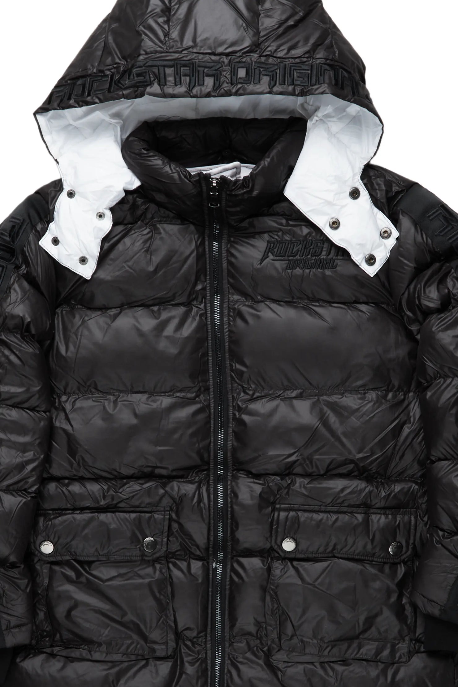 Kensie shiny puffer online coat