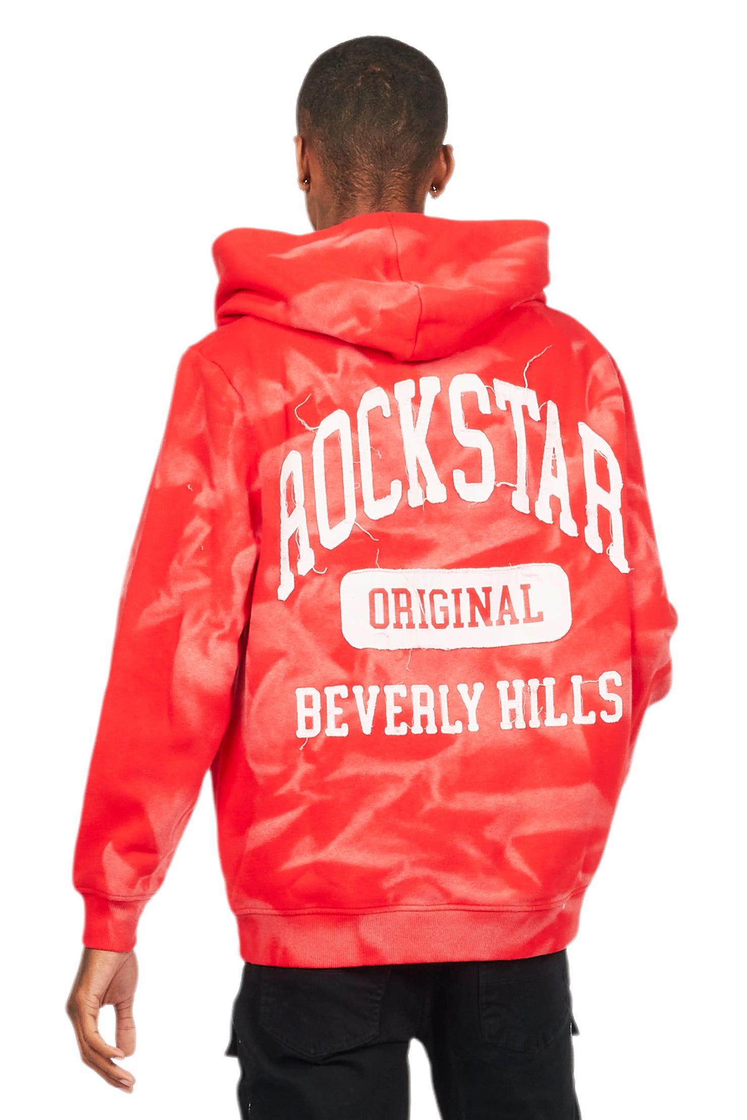 Balta Red Graphic Painter Hoodie