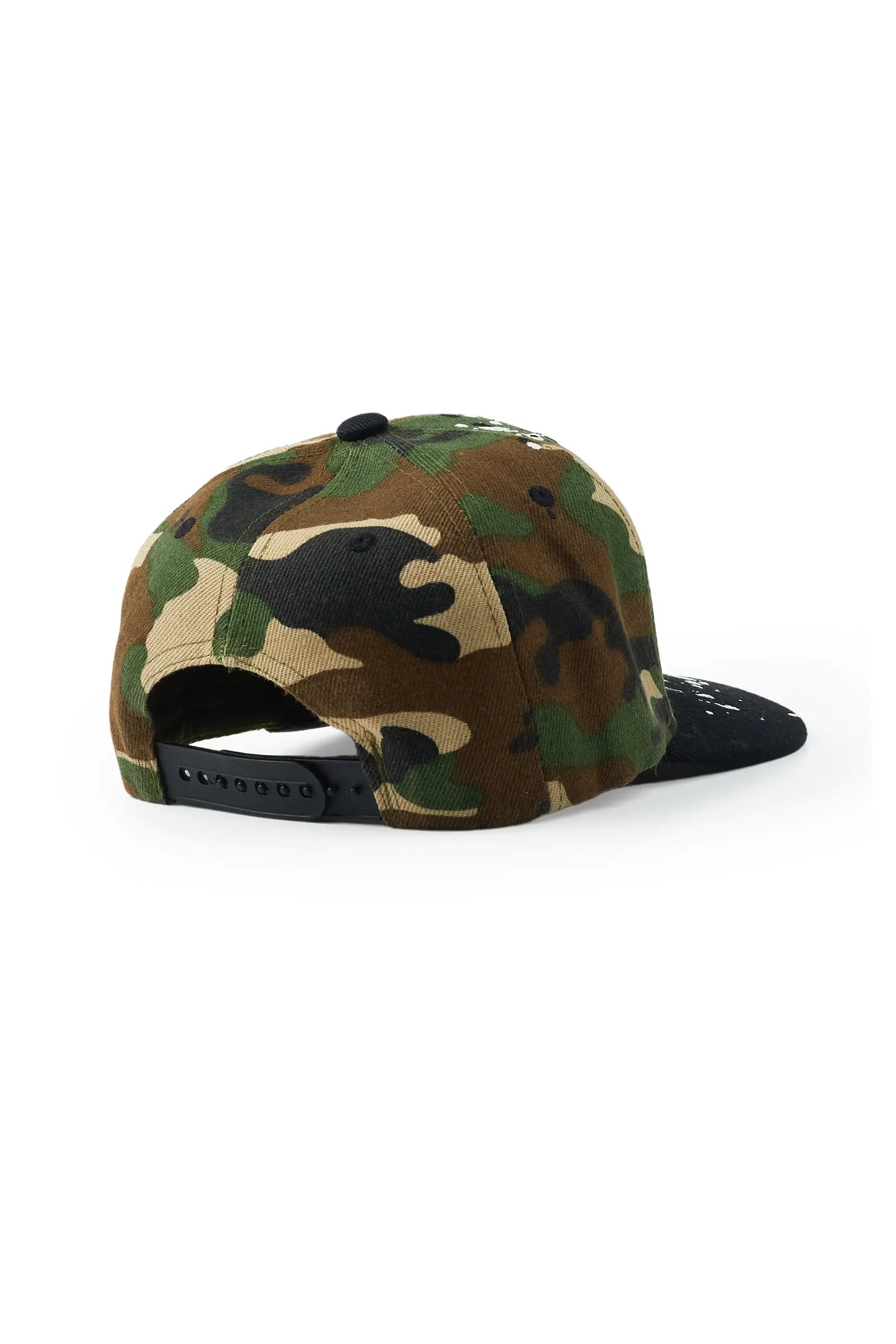 Boys Adana Black/Camo Graphic Trucker Hat