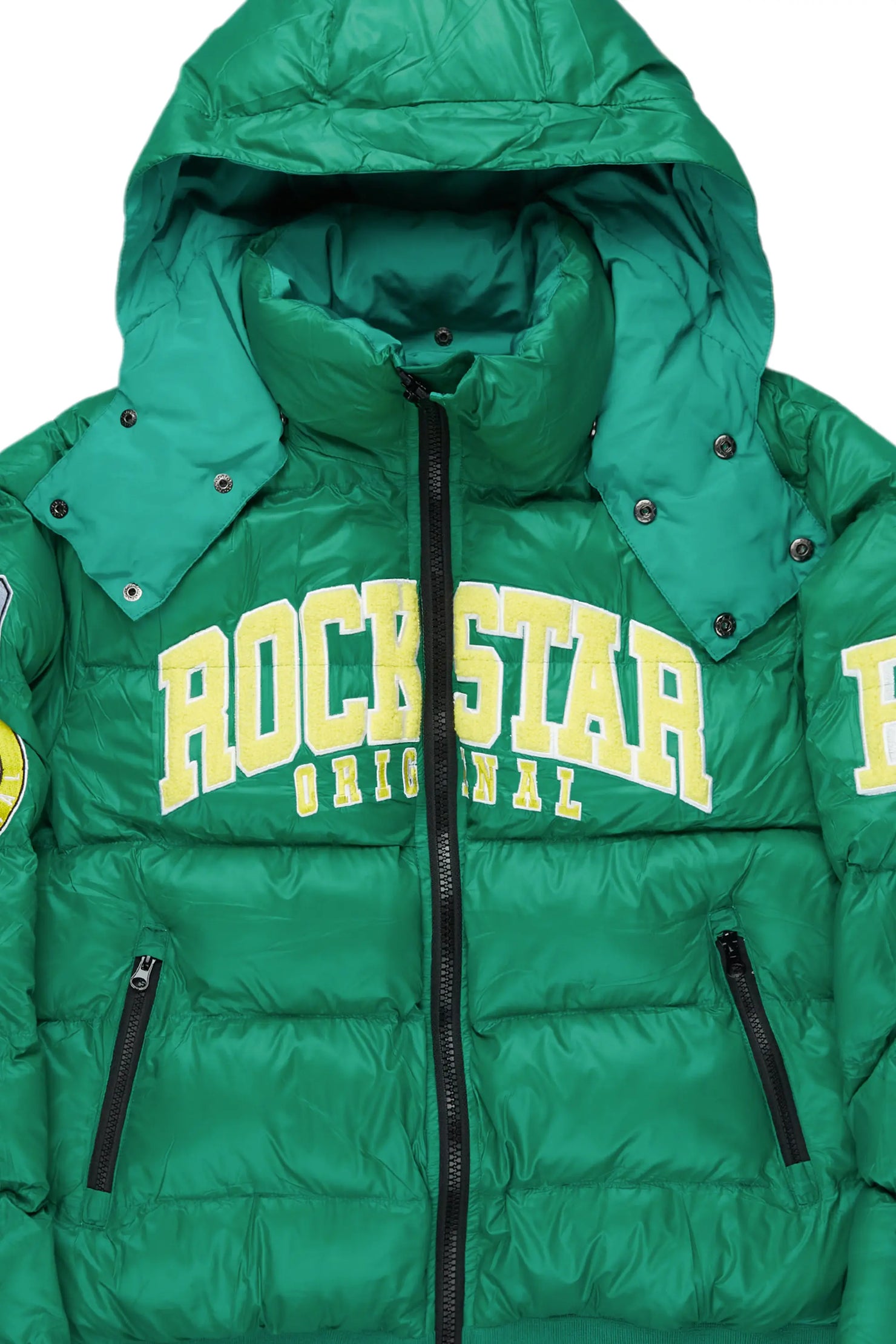 Esmeralda Green Puffer Jacket