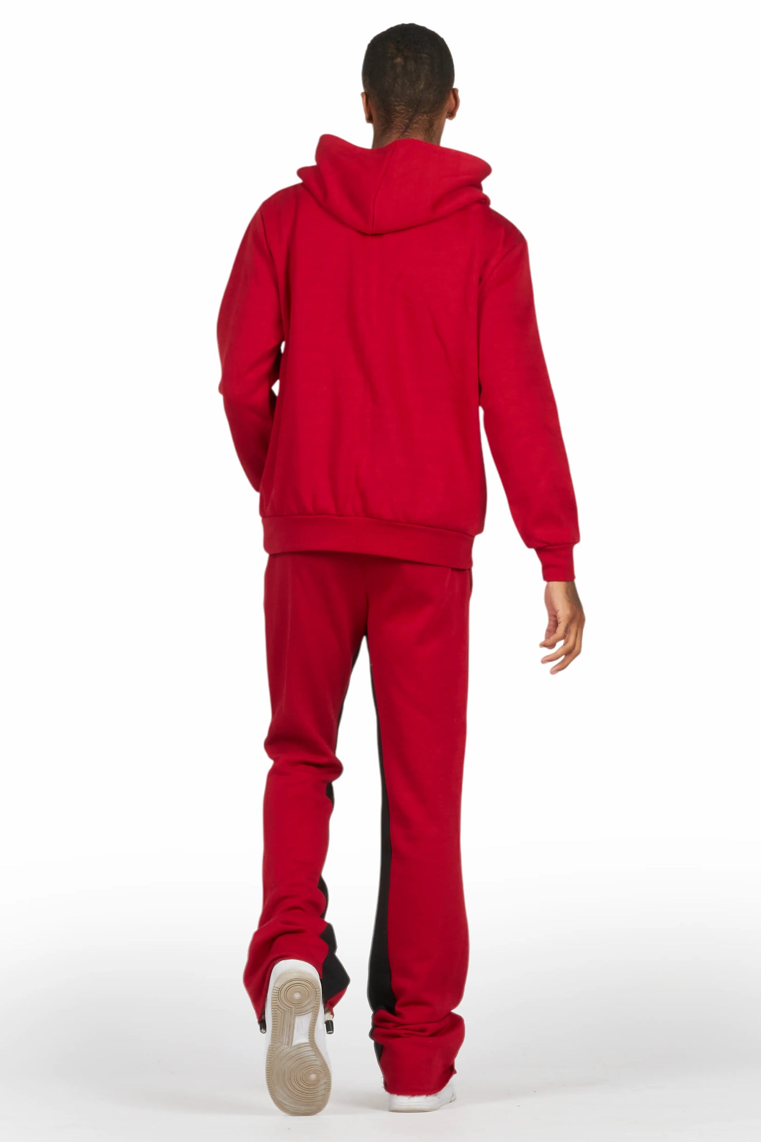 Scottie Burgundy Hoodie/Baggy Track Pant Set